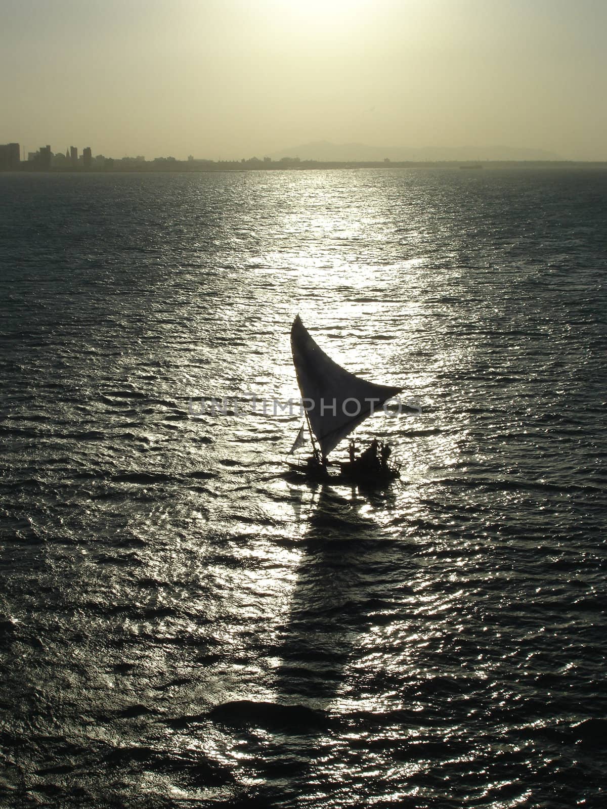 Sail Boat Silhouette by Daniel_Wiedemann