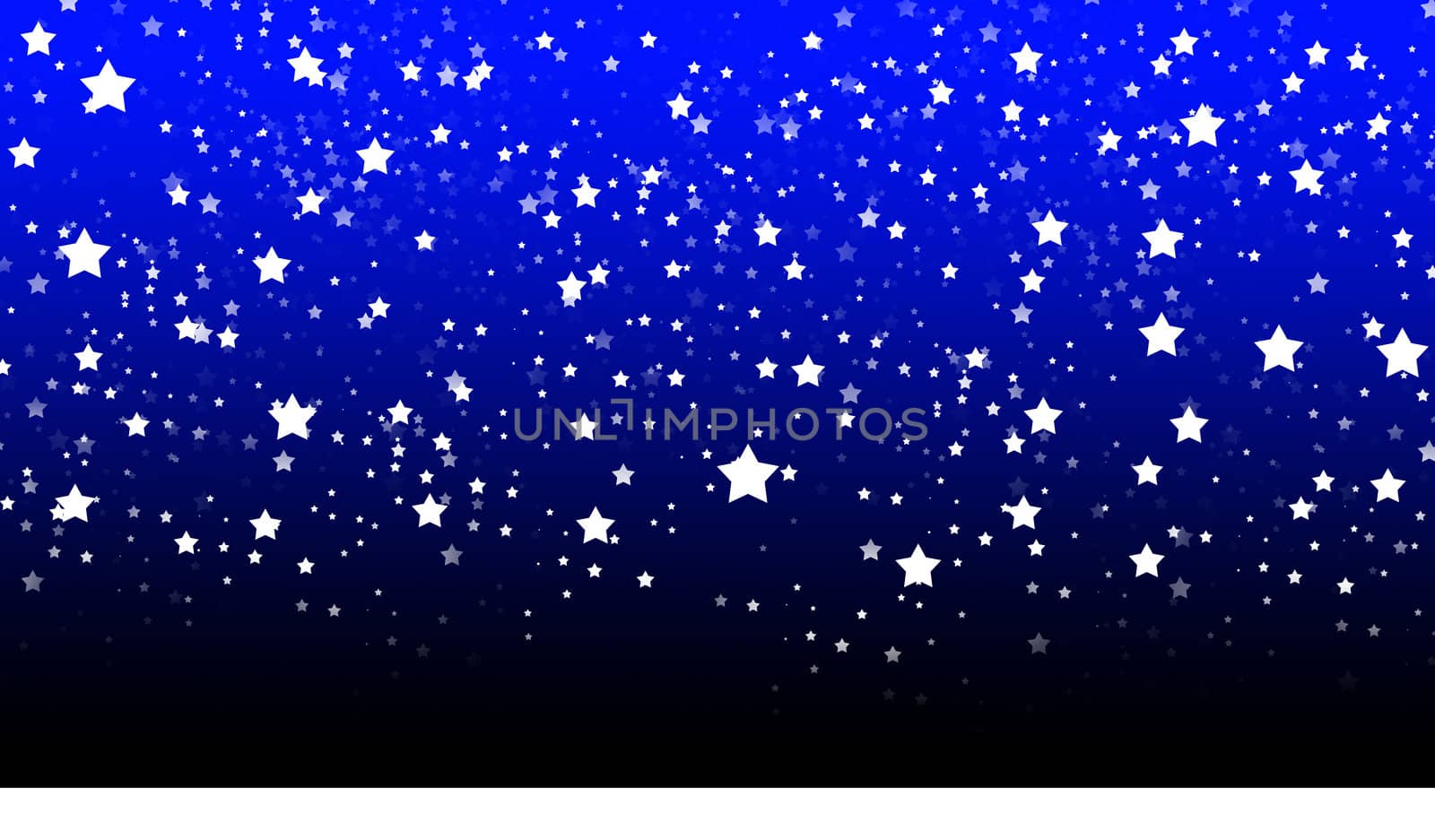 A simple scene created in illustrator of a snowy landscape with stars in the sky.
