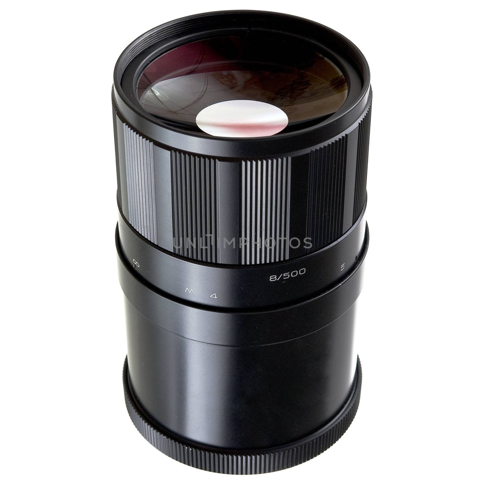 Old Mirror lens objective 500mm by pzaxe