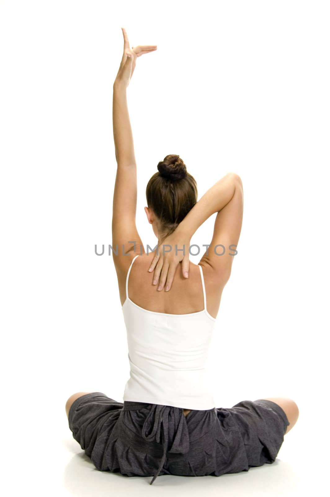 woman in yoga pose