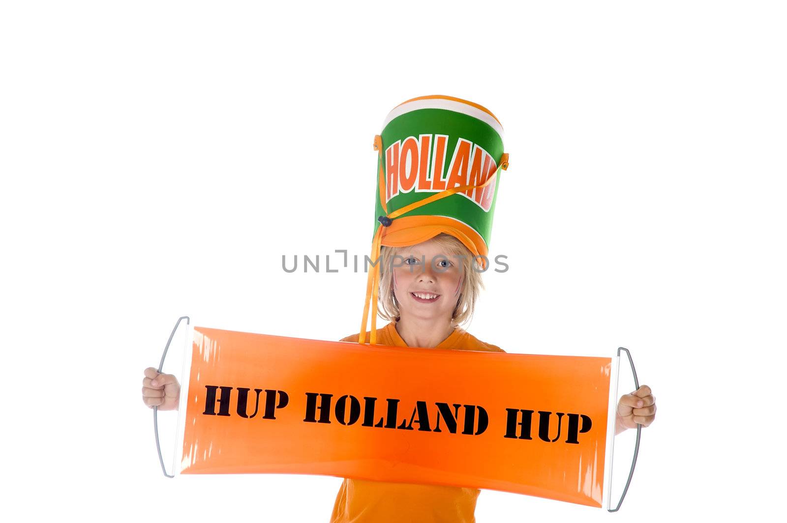 a supporter from the dutch football team