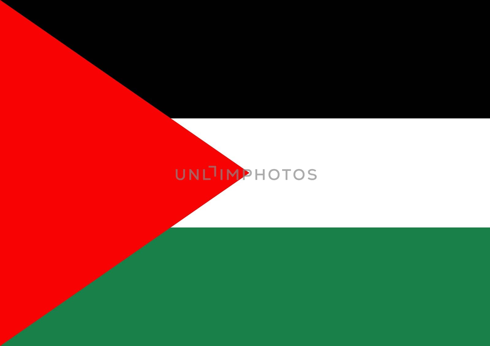 Illustrated flag of Palestine