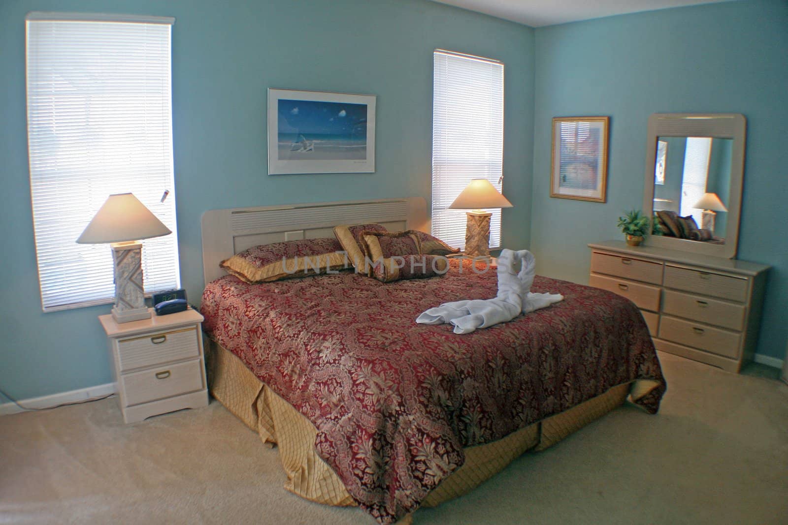 A Large Master Bedroom, interior shot of a home.
