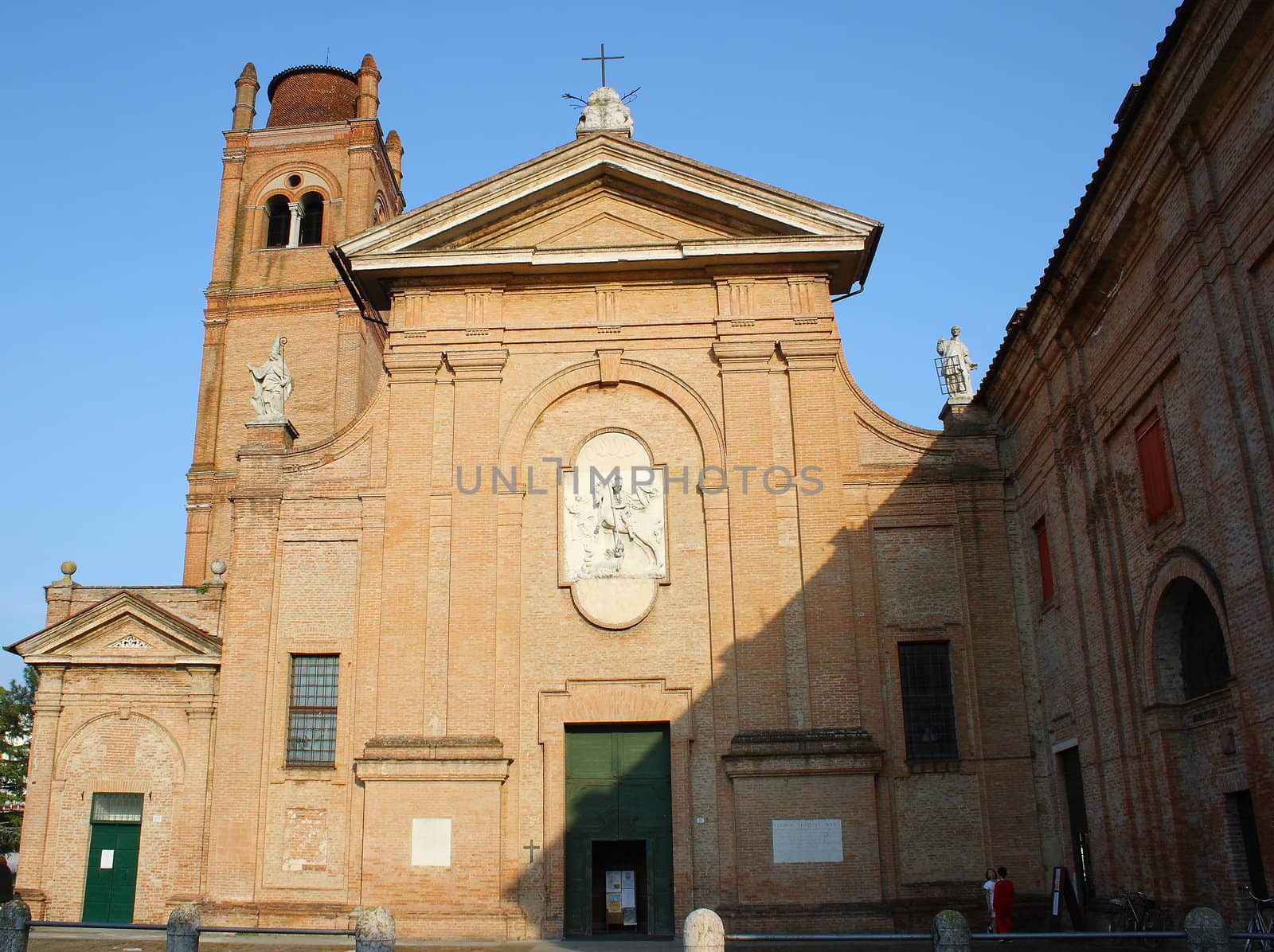 church of saing george located in ferrara (italy)
