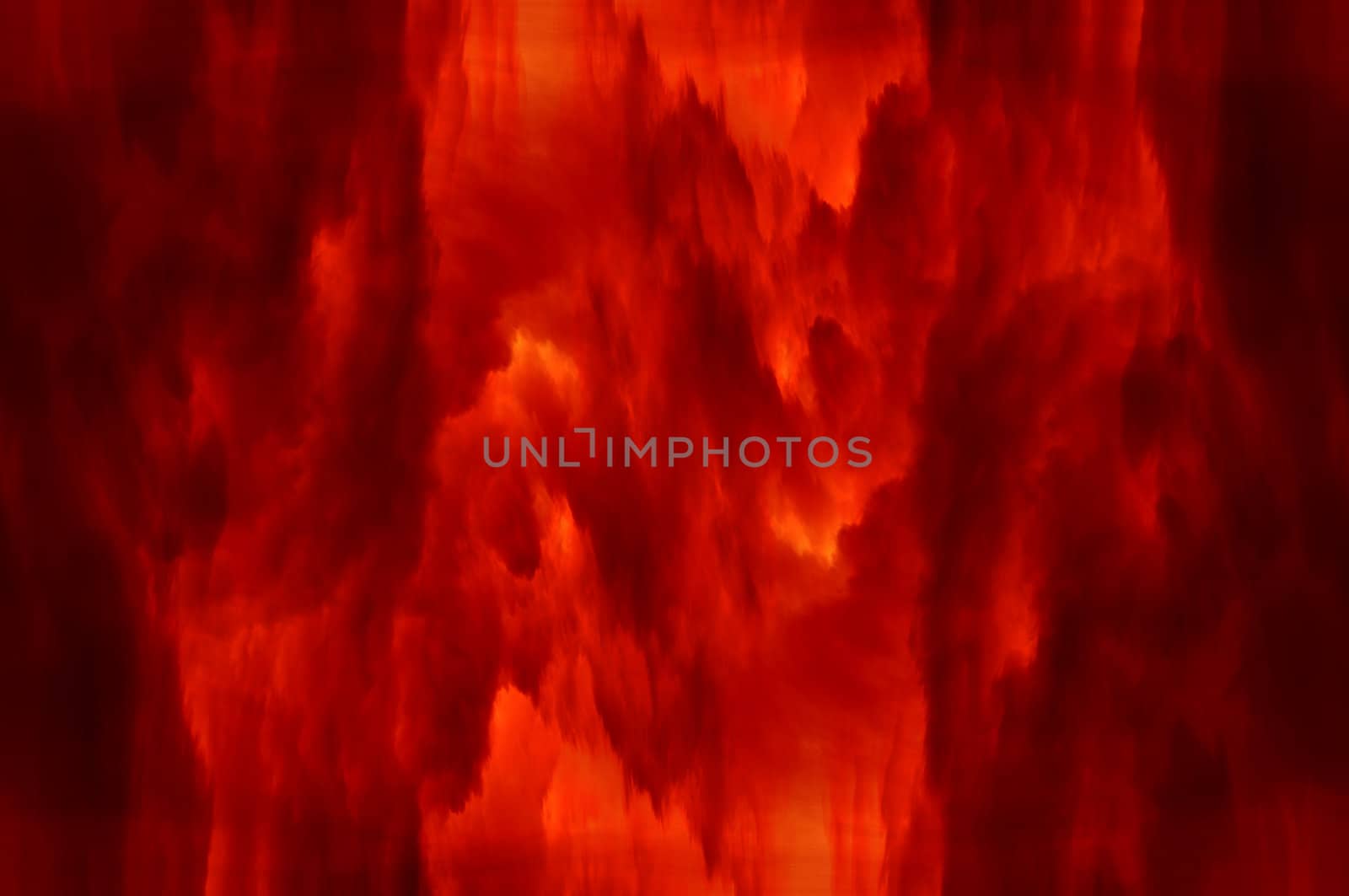 Abstract shot of the fire and flame - detail