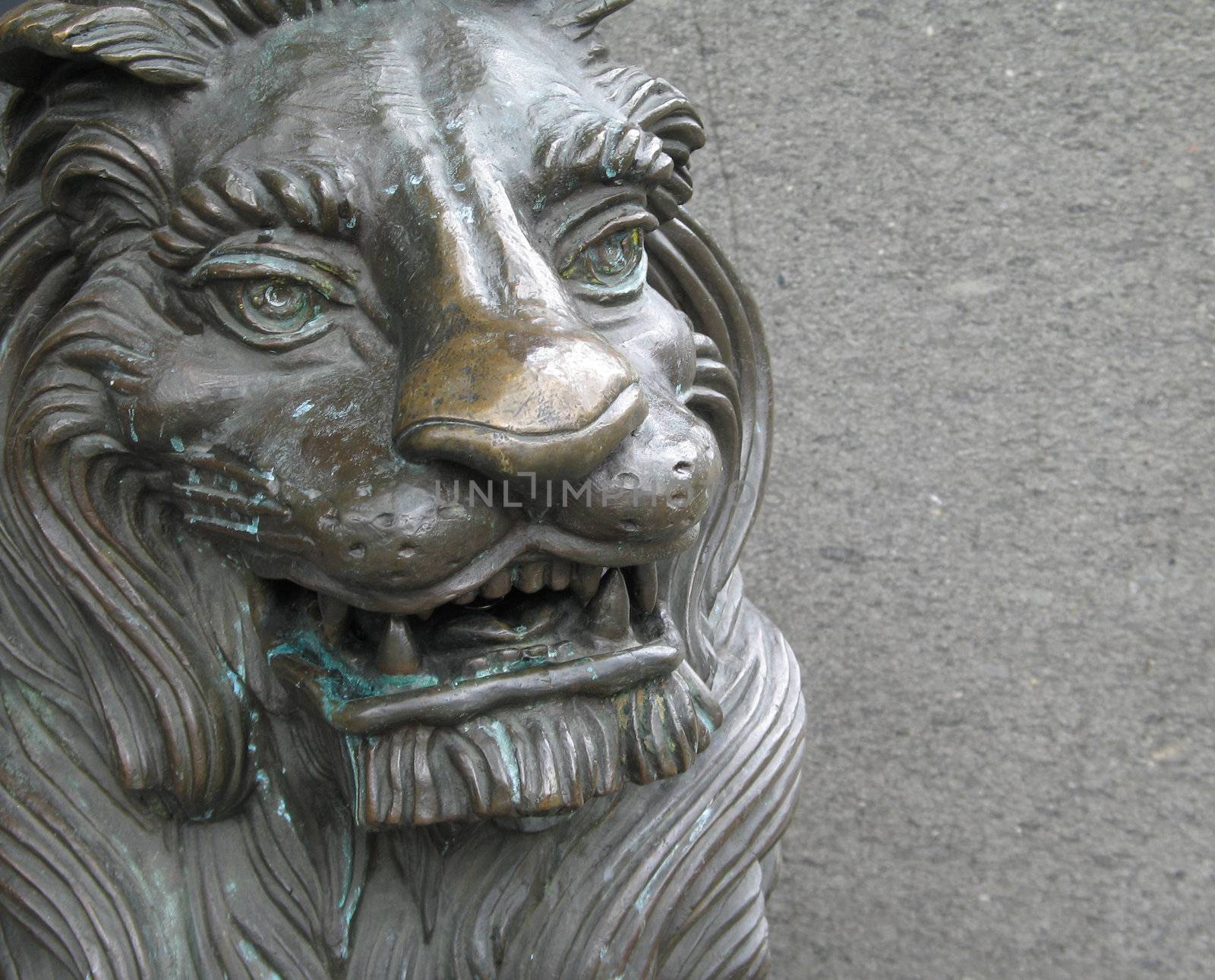 lion statue by mmm