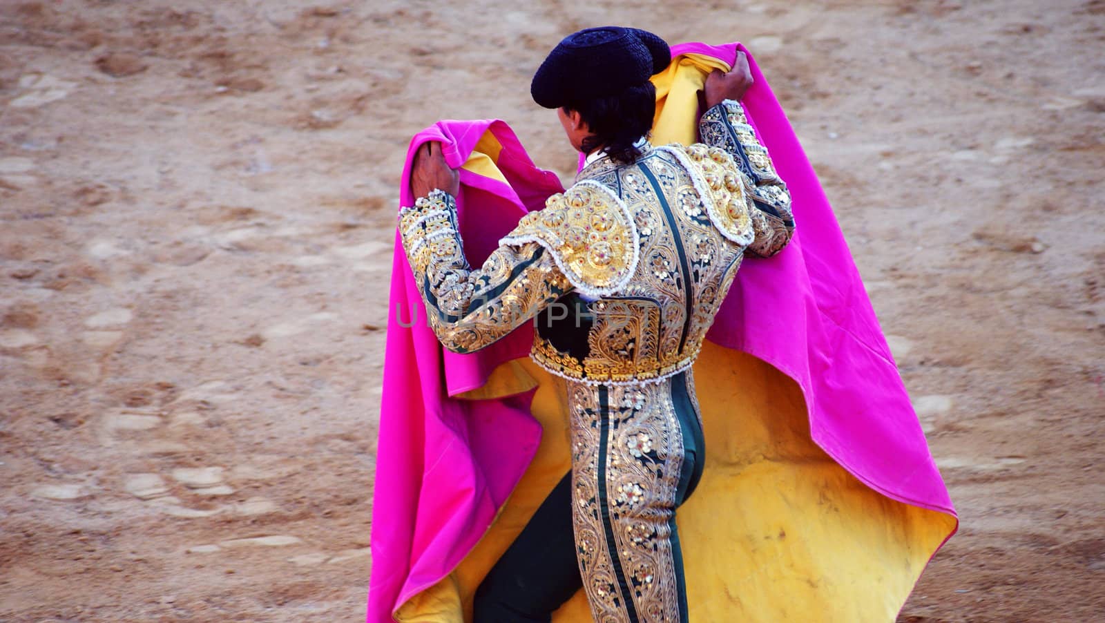 Traditional corrida bullfighting in spain