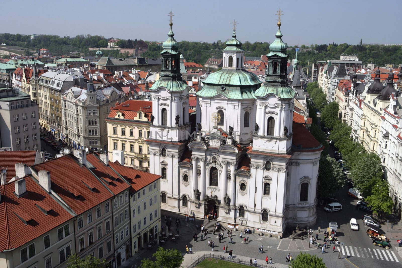 Beautiful view of Prague