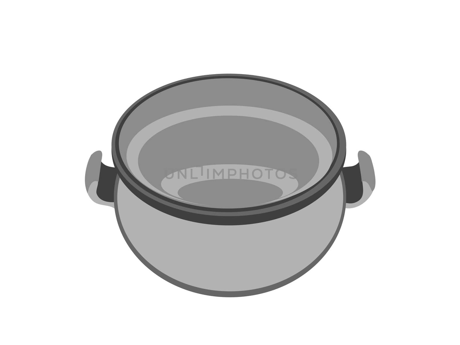 soup bowl on white background