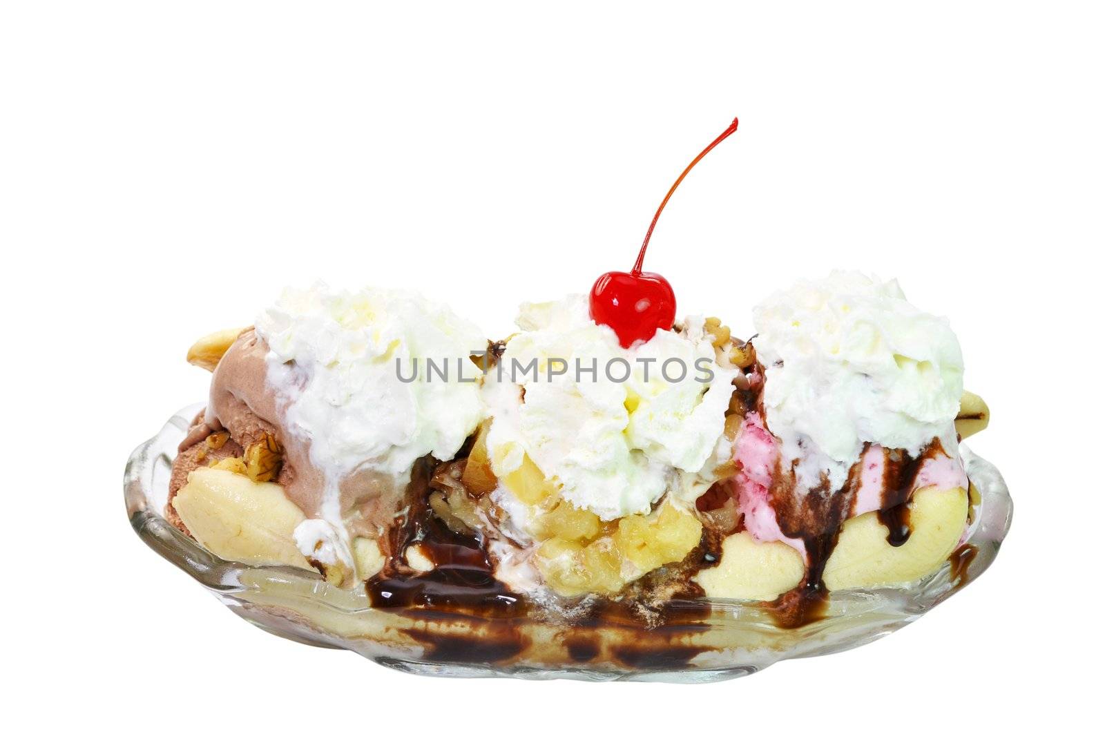 Banana Split with Clipping Path by dehooks