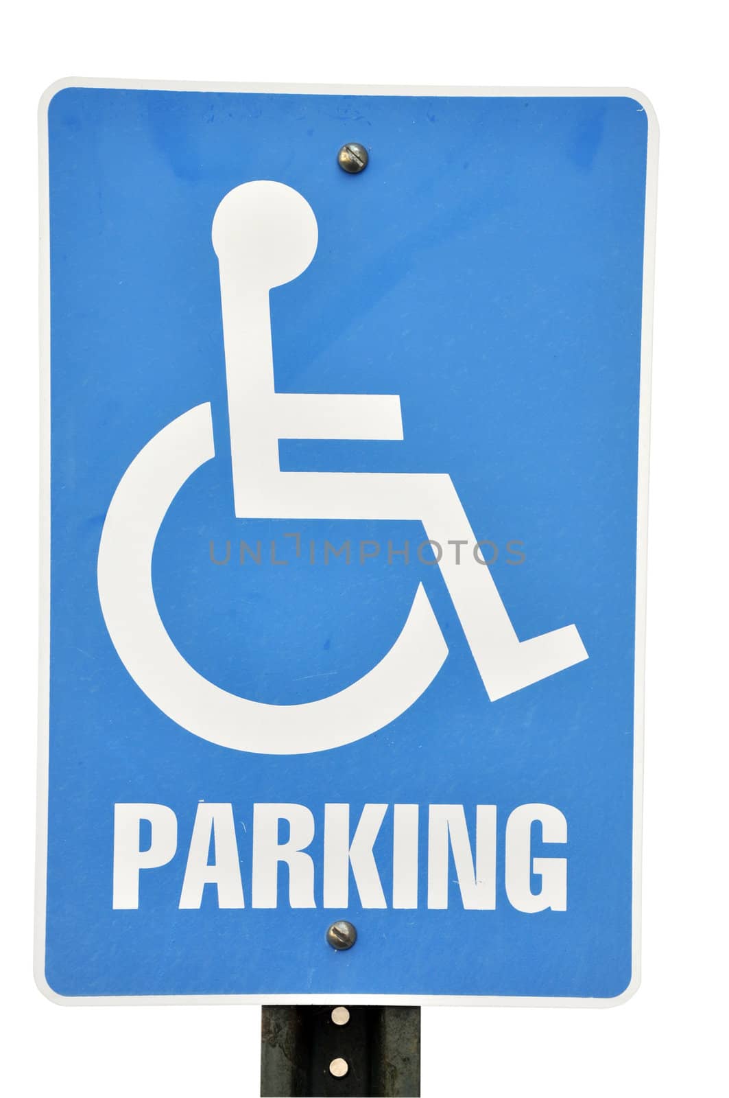 Handicapped Parking Sign Isolated by dehooks