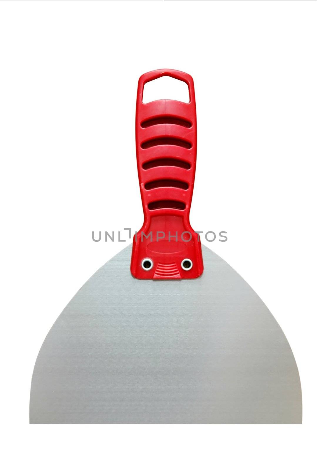 Putty knife with clipping path.