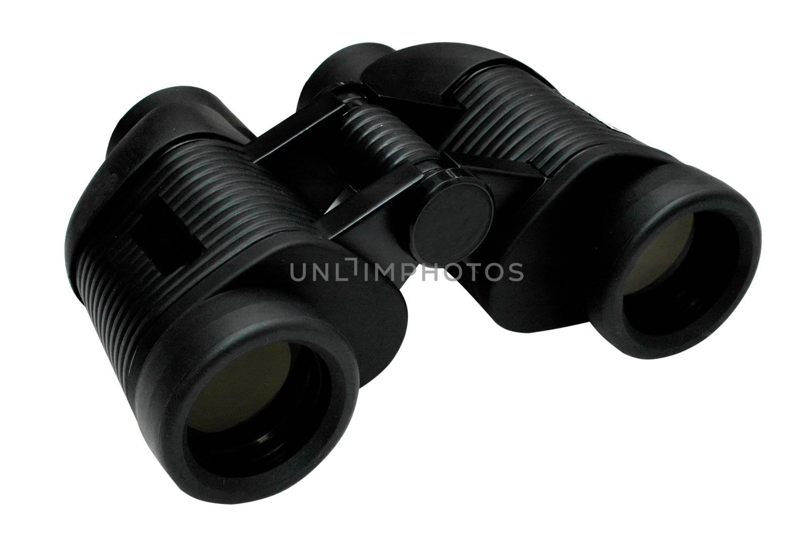 Binoculars.  Isolated with clipping path