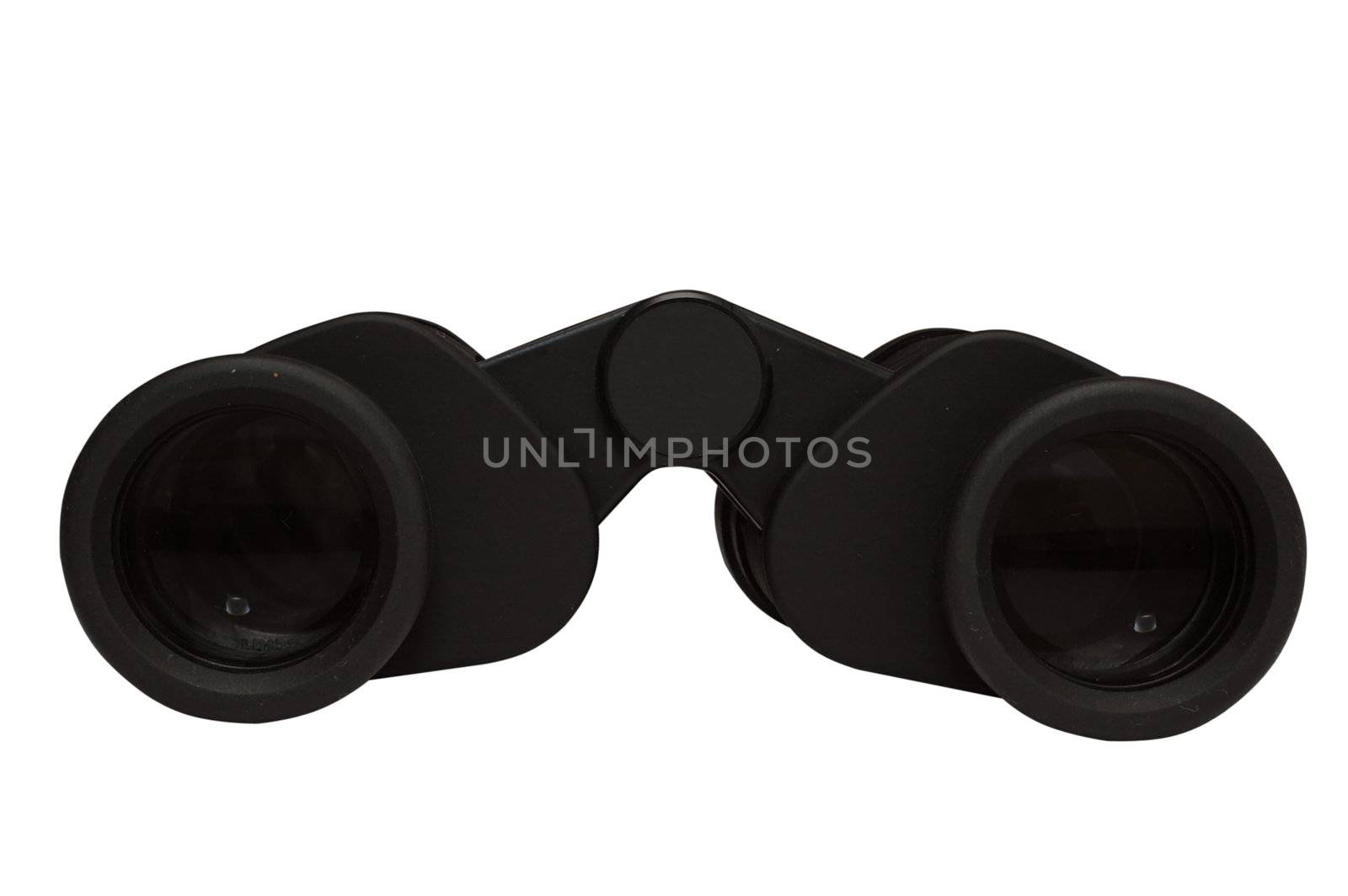 Binoculars.  Isolated with clipping path.