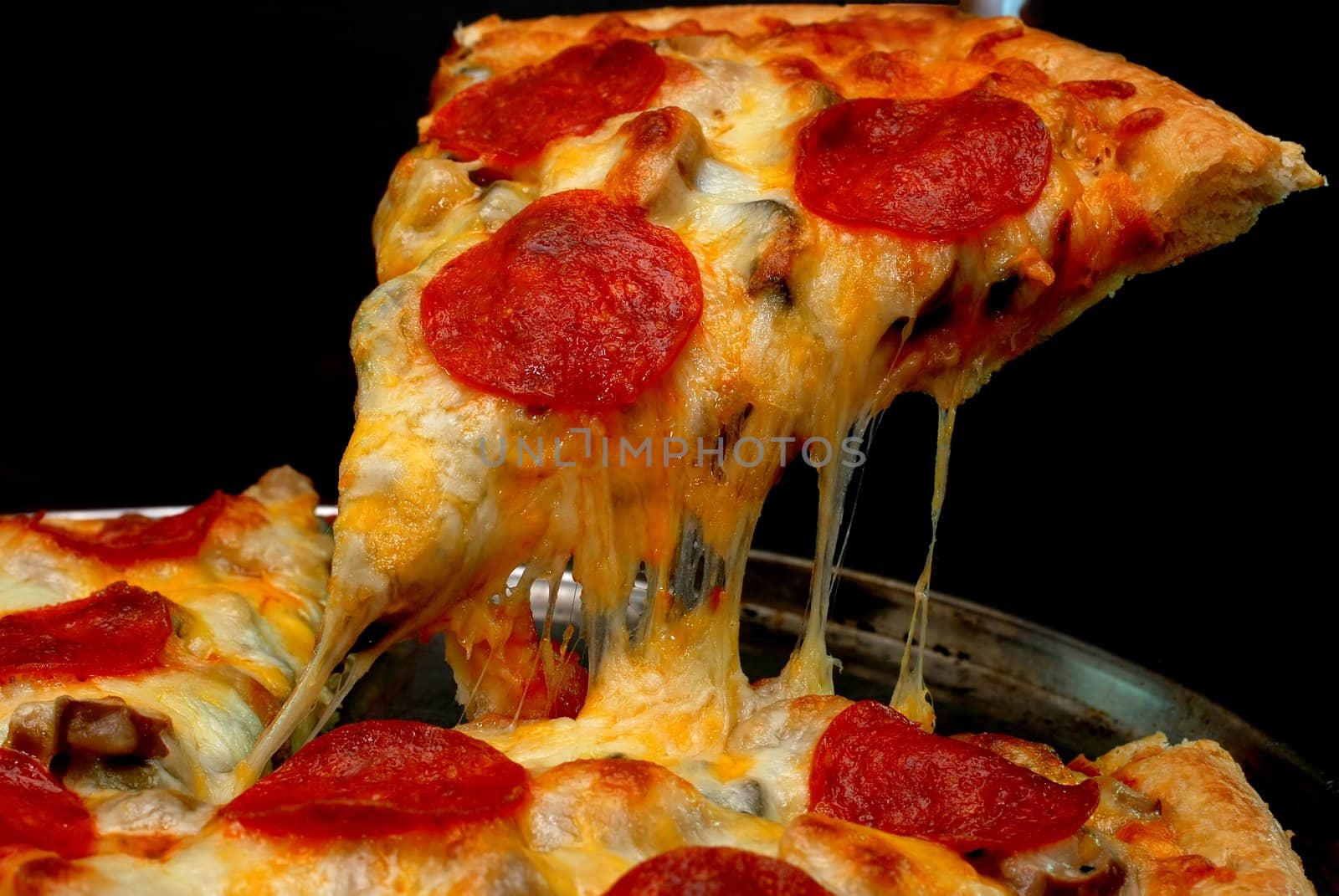 Pepperoni Pizza Slice by dehooks