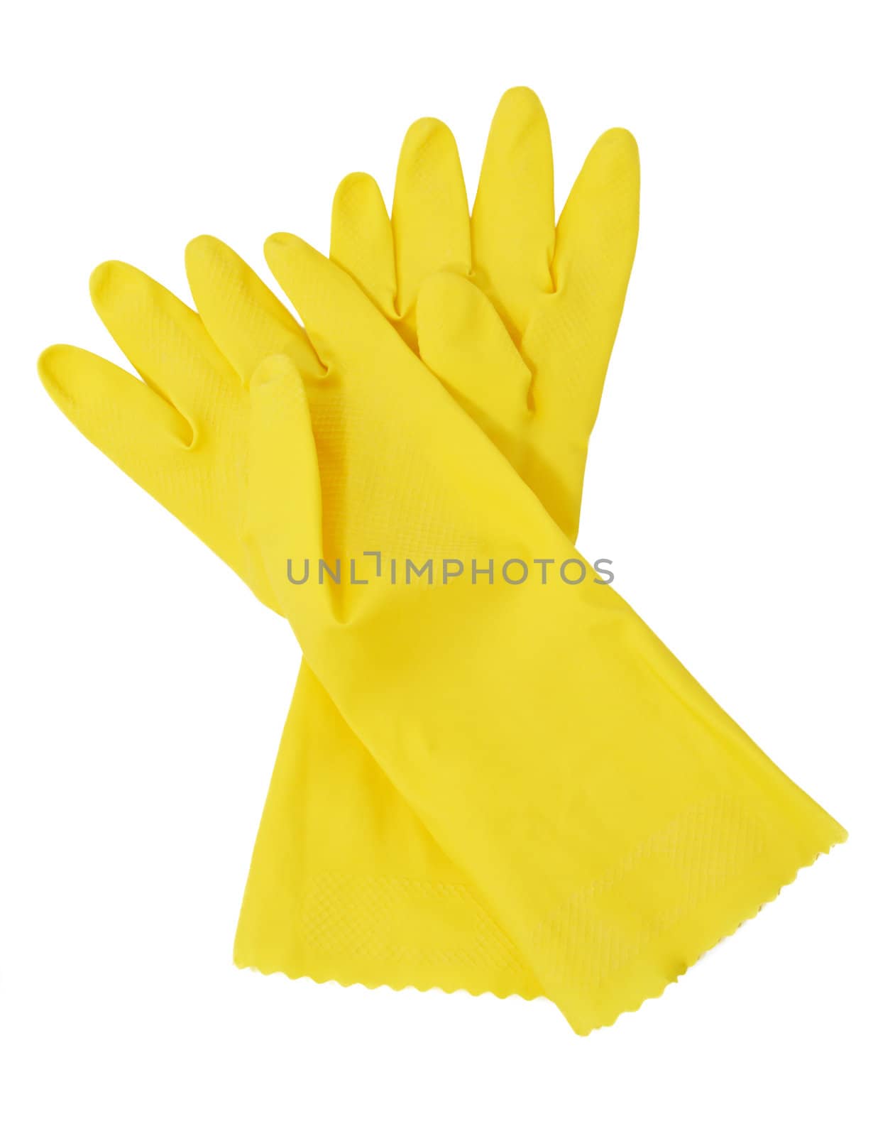 yellow rubber gloves by lanalanglois