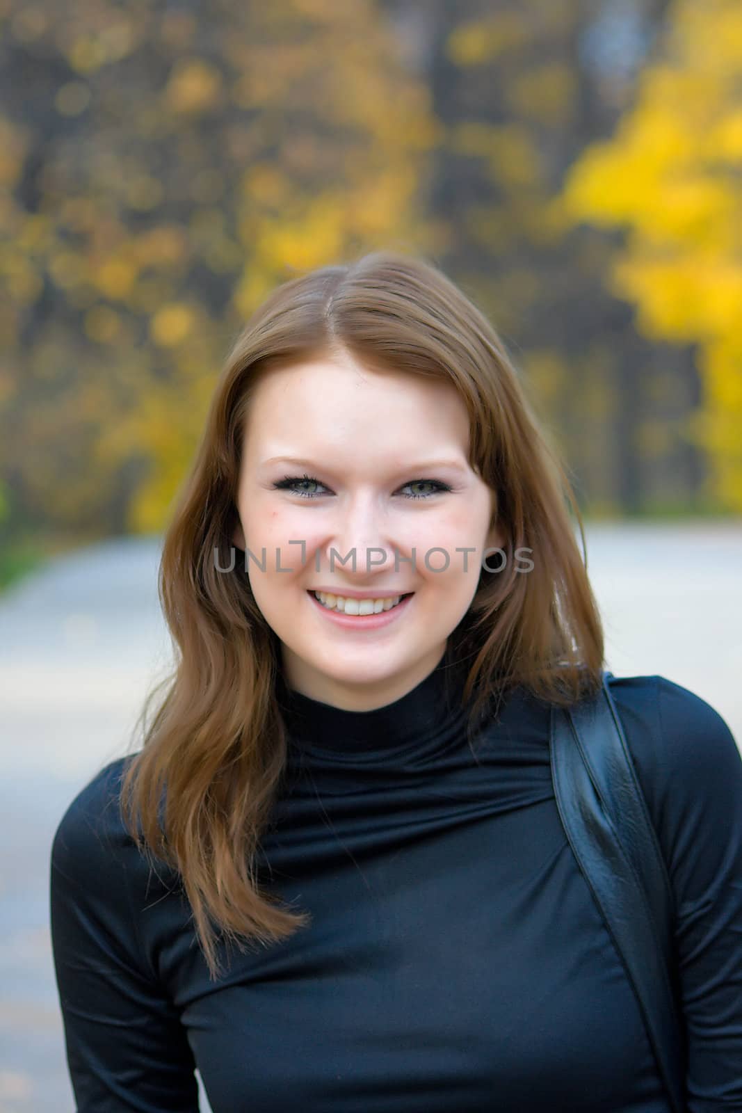 Portrait of the beautiful young girl