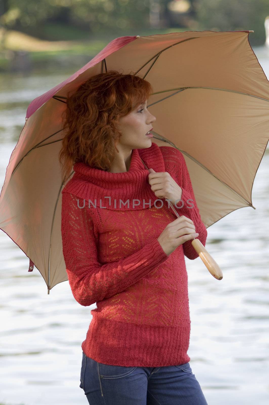 red umbrella by fotoCD