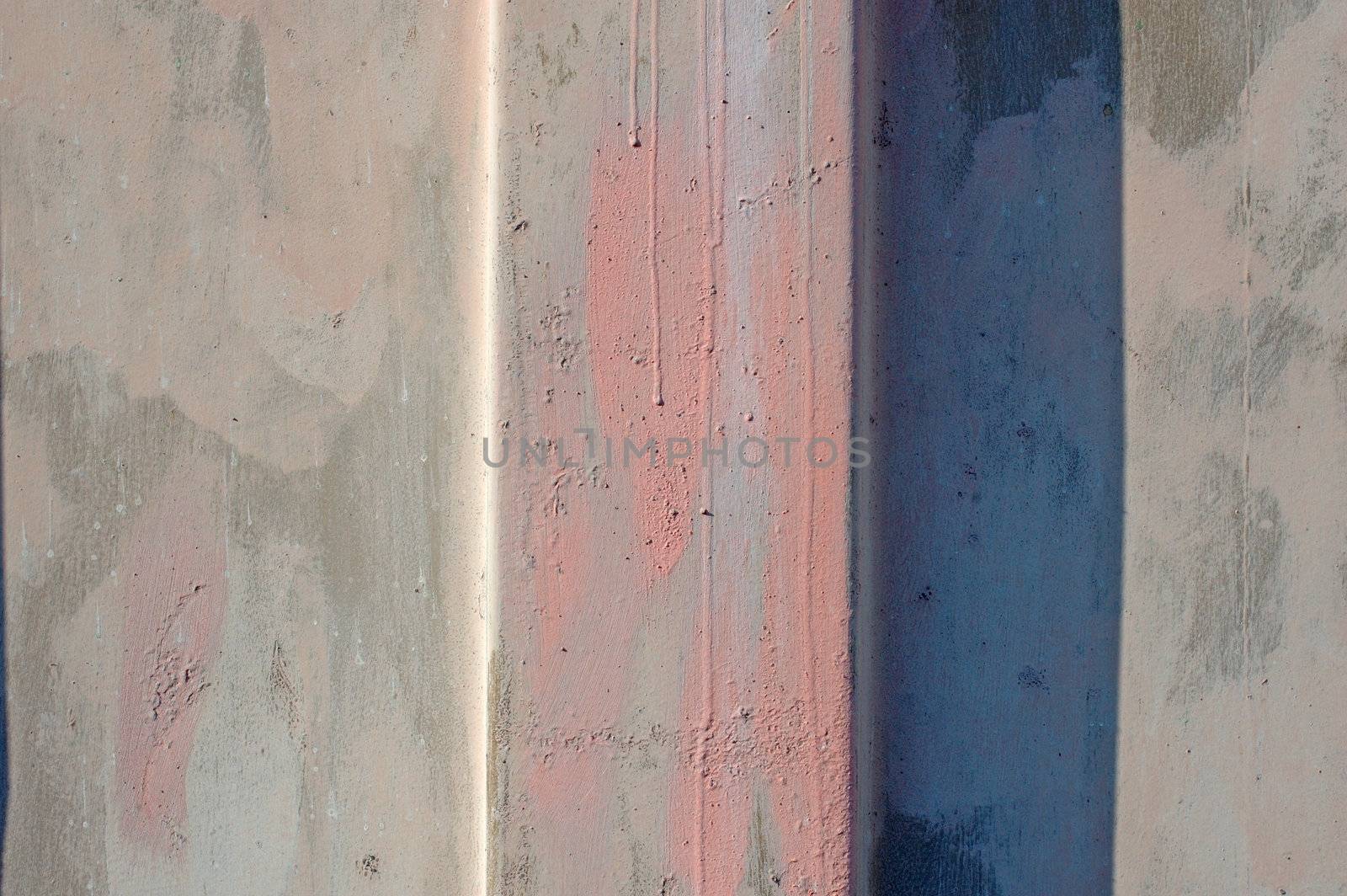 Old painted metal container wall - brutal background (texture).