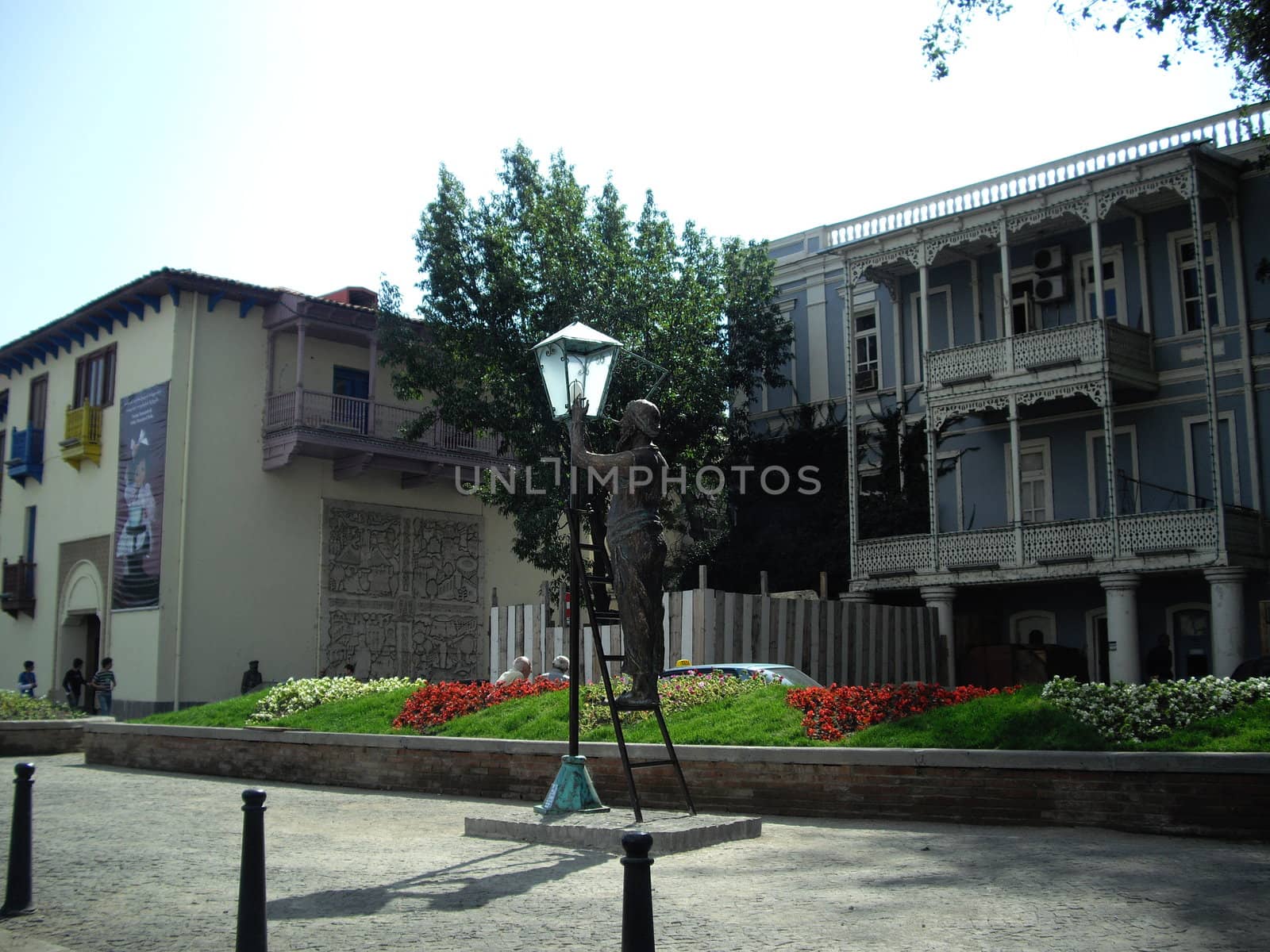 The statue in Tbilisi, Georgia