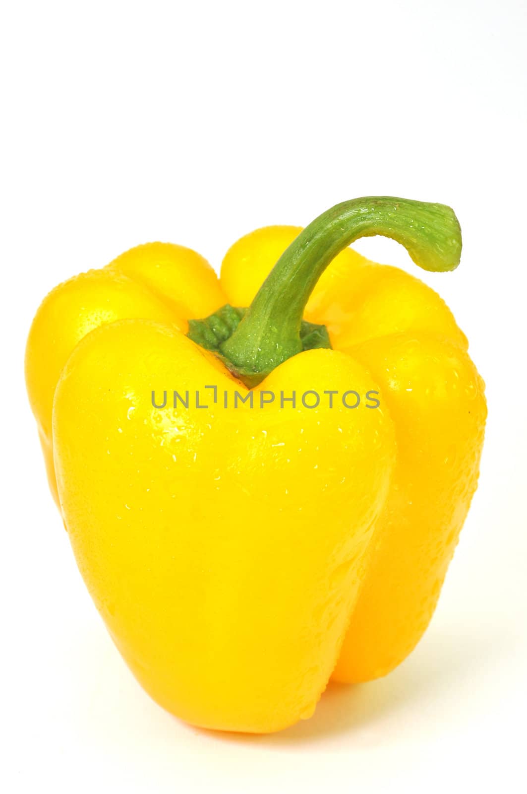 Yellow Bell Pepper Isolated by dehooks