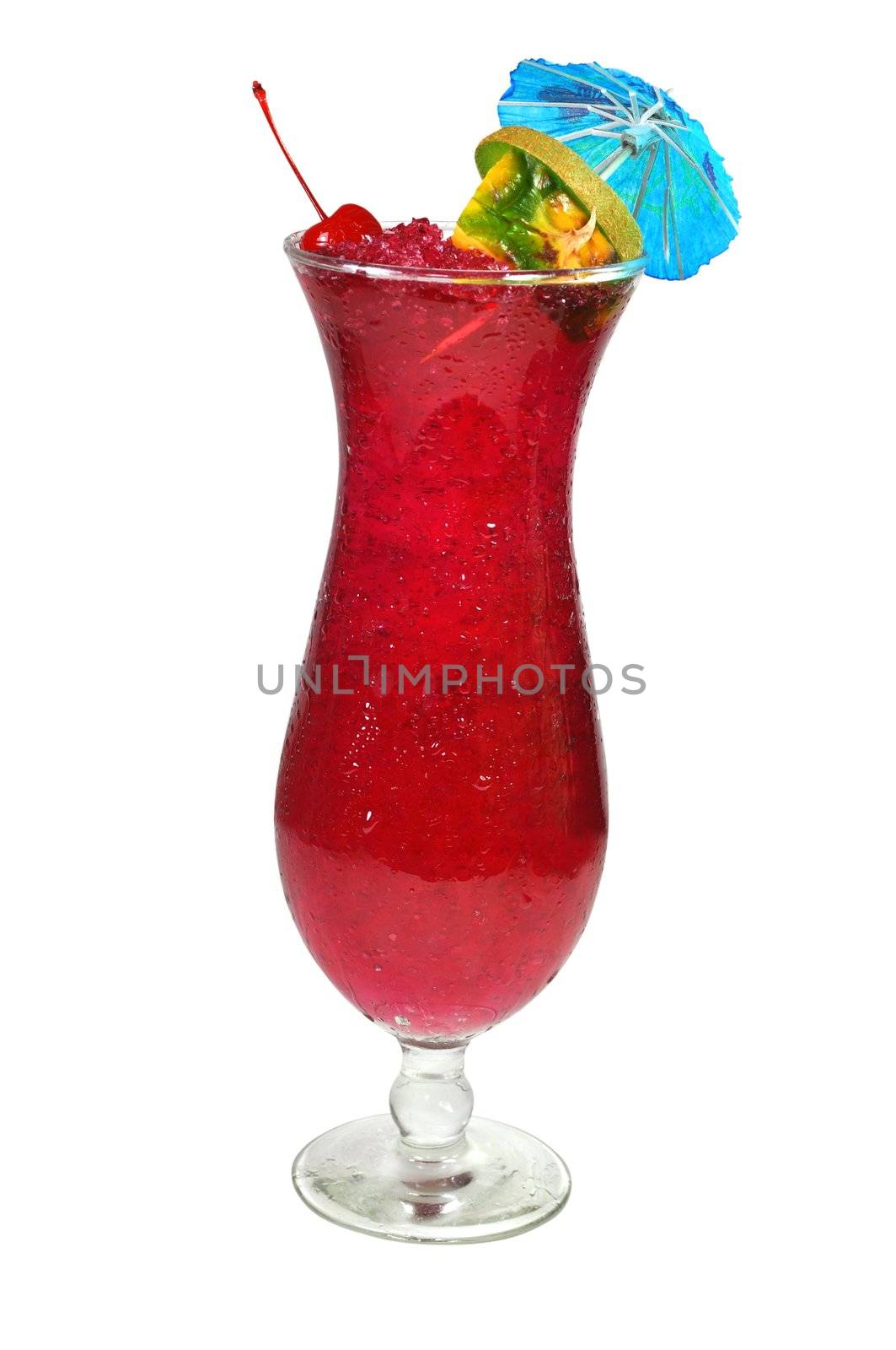 Hurricane Tropical Drink Isolated by dehooks