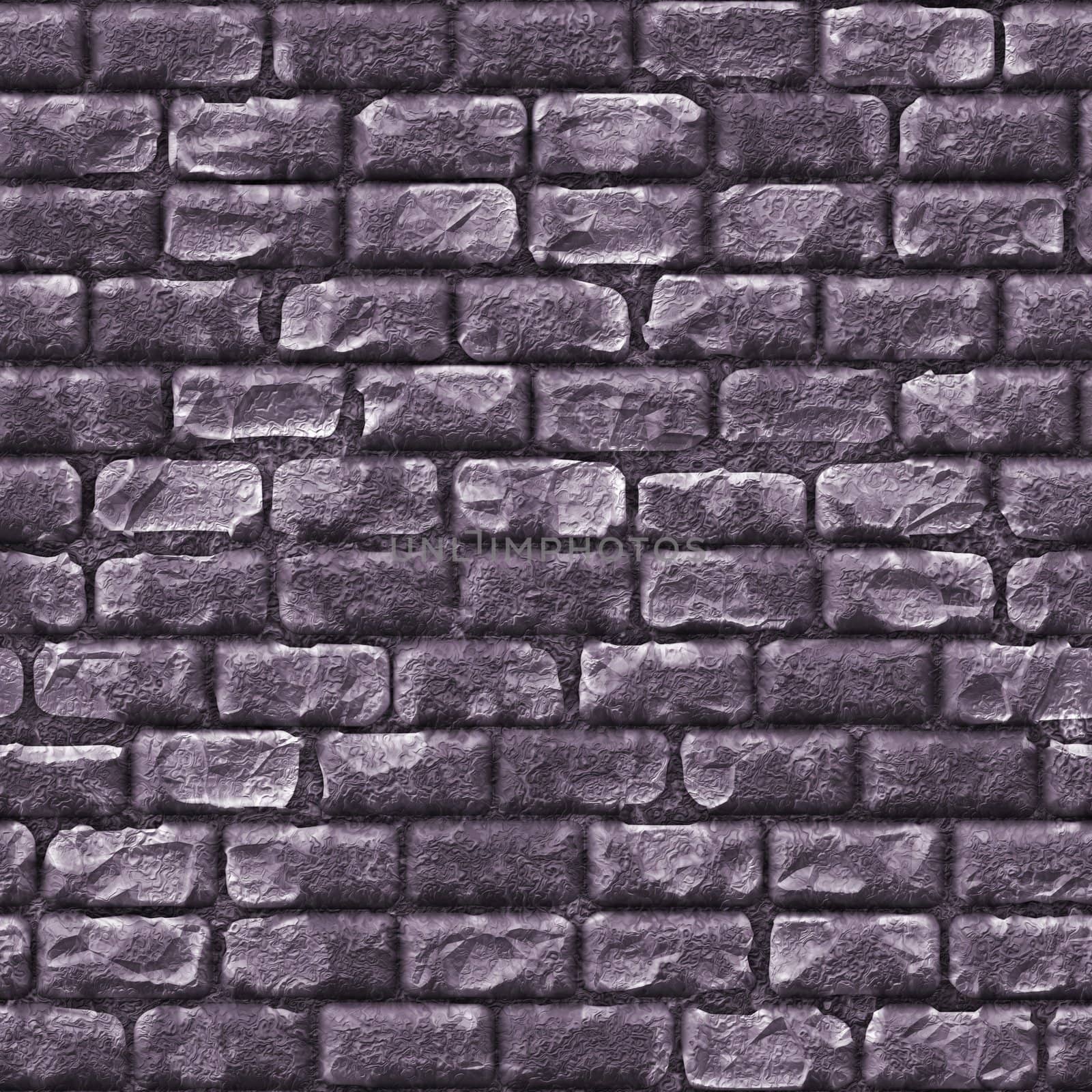 Seamless Stone Brick Wall by kentoh