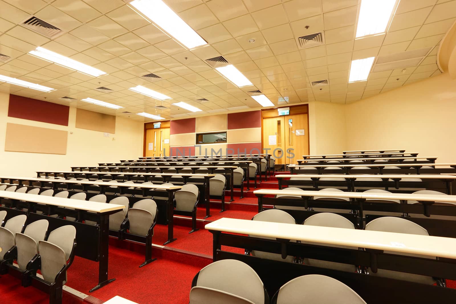 lecture room of university