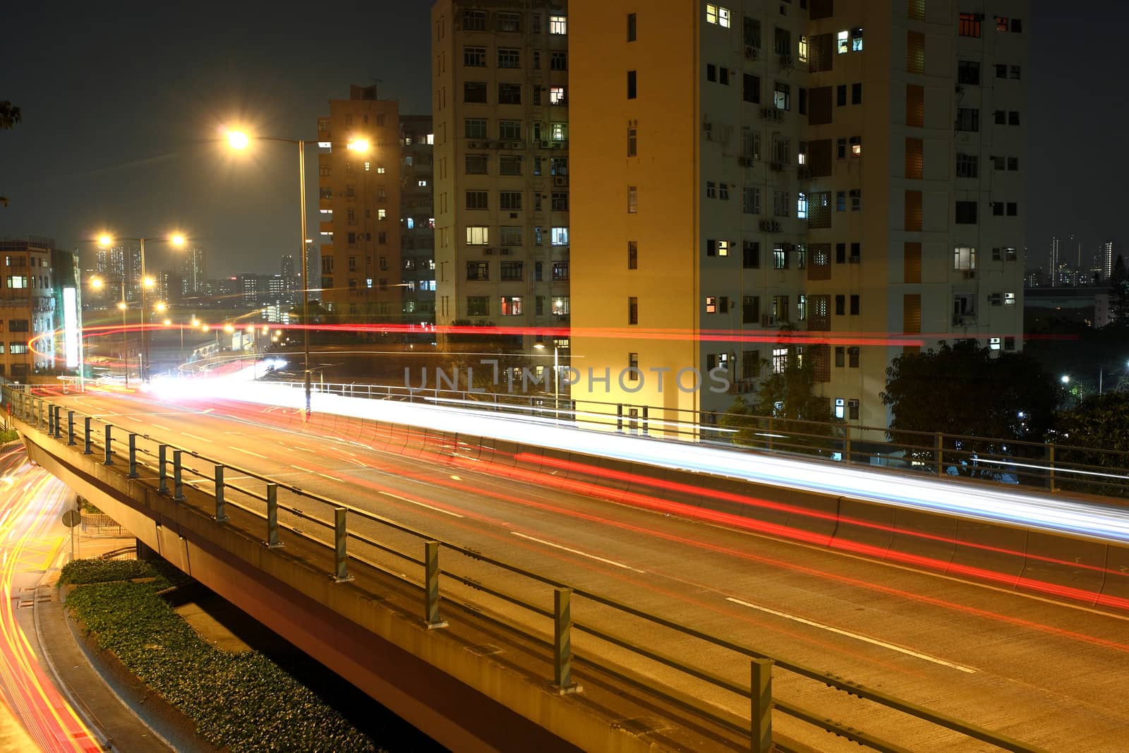 highway at night