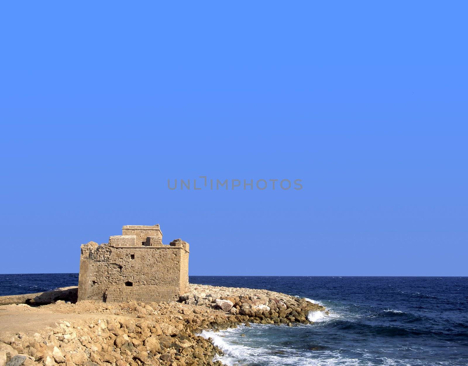 The medieval fort of Paphos, Cyprus