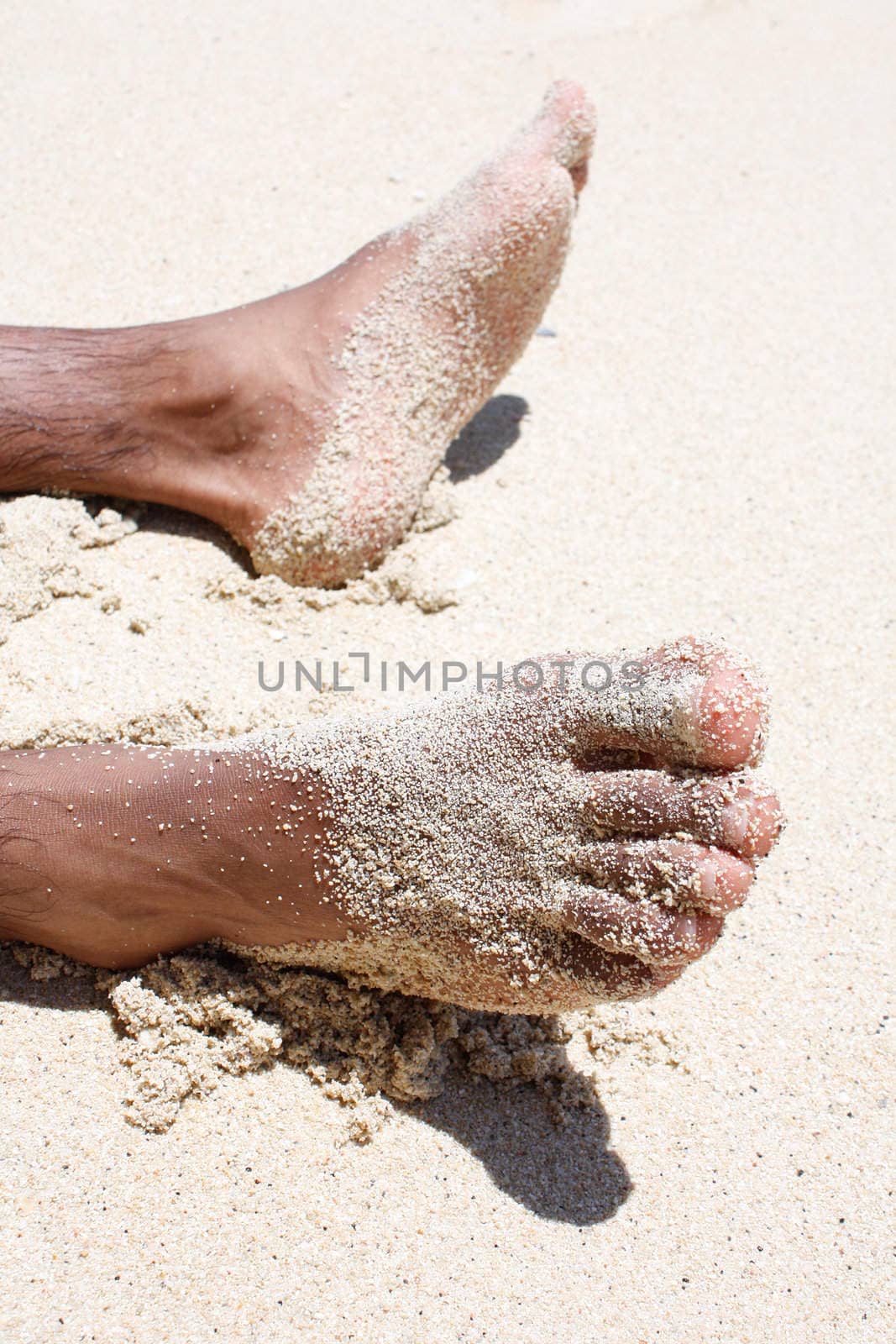 Sandy feet