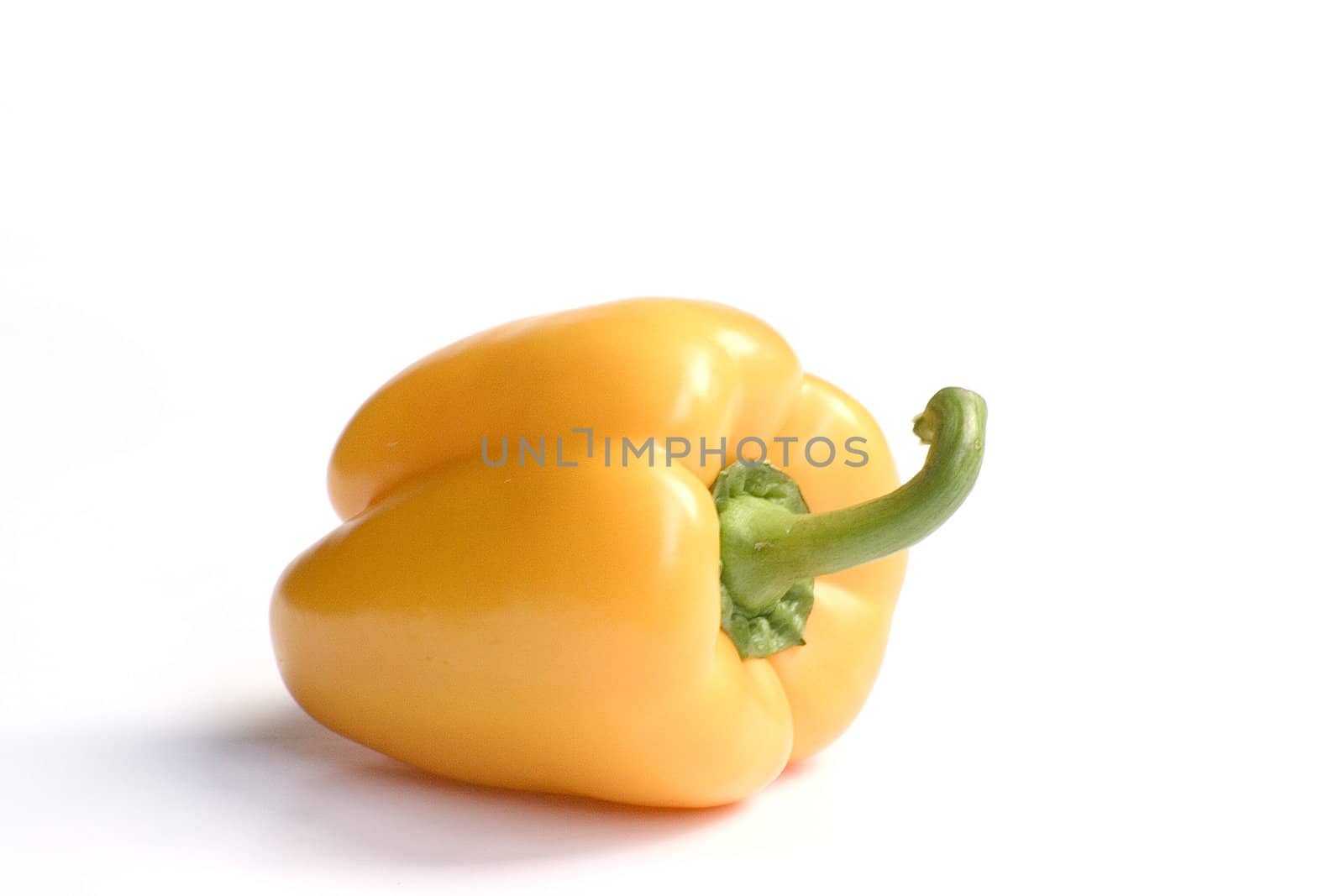 Fresh peppers isolated on a white background 