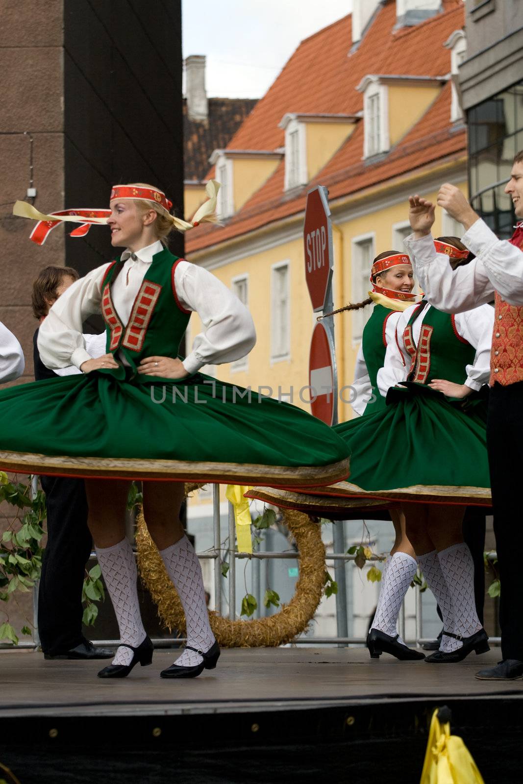 Traditional Latvian folk dancing by ints