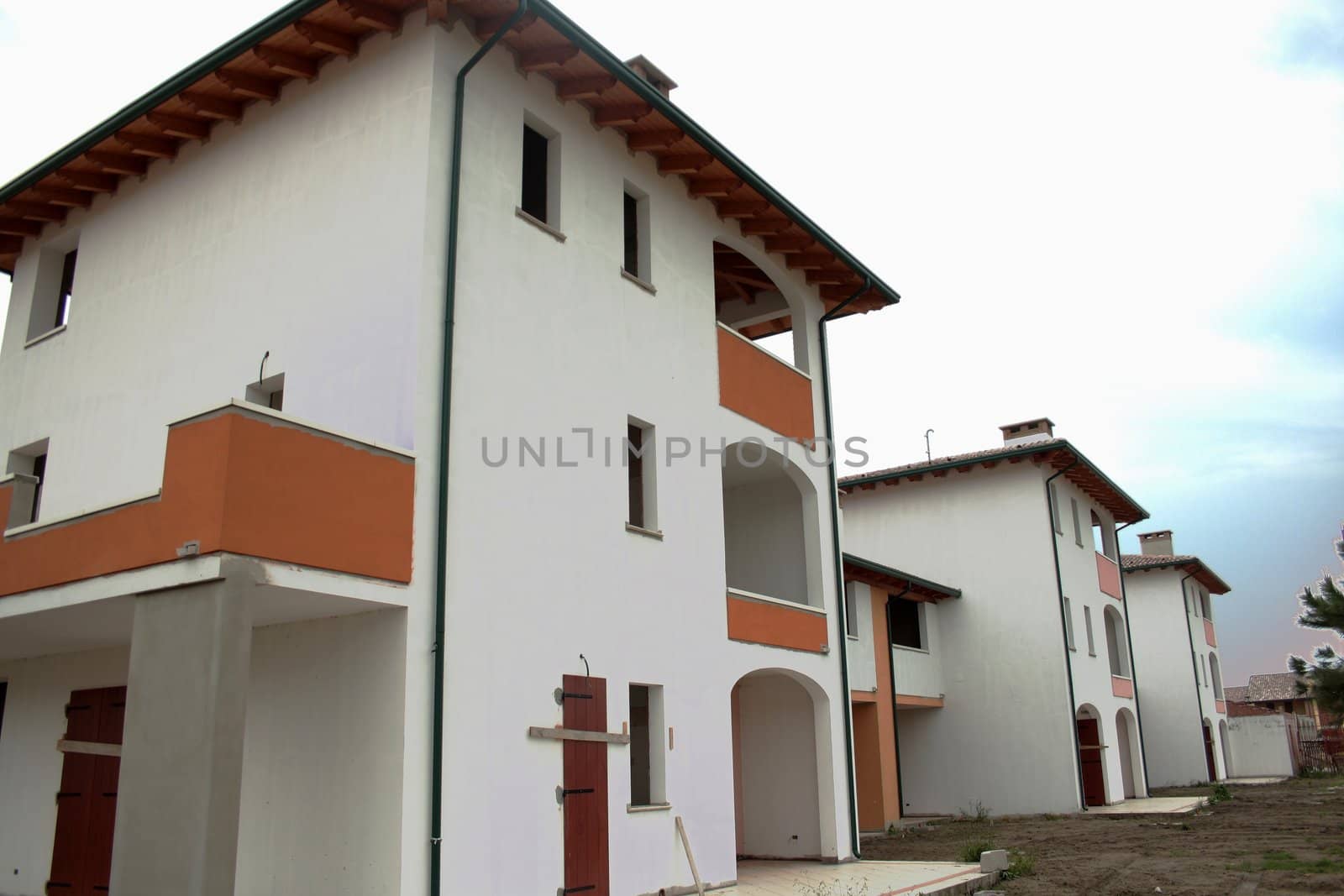 new residential construction site in Comacchio
