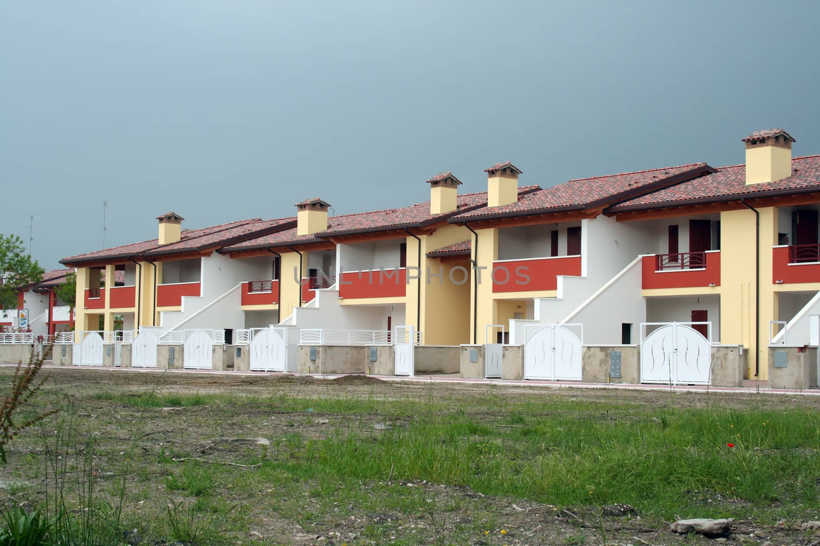 new residential construction site in Comacchio