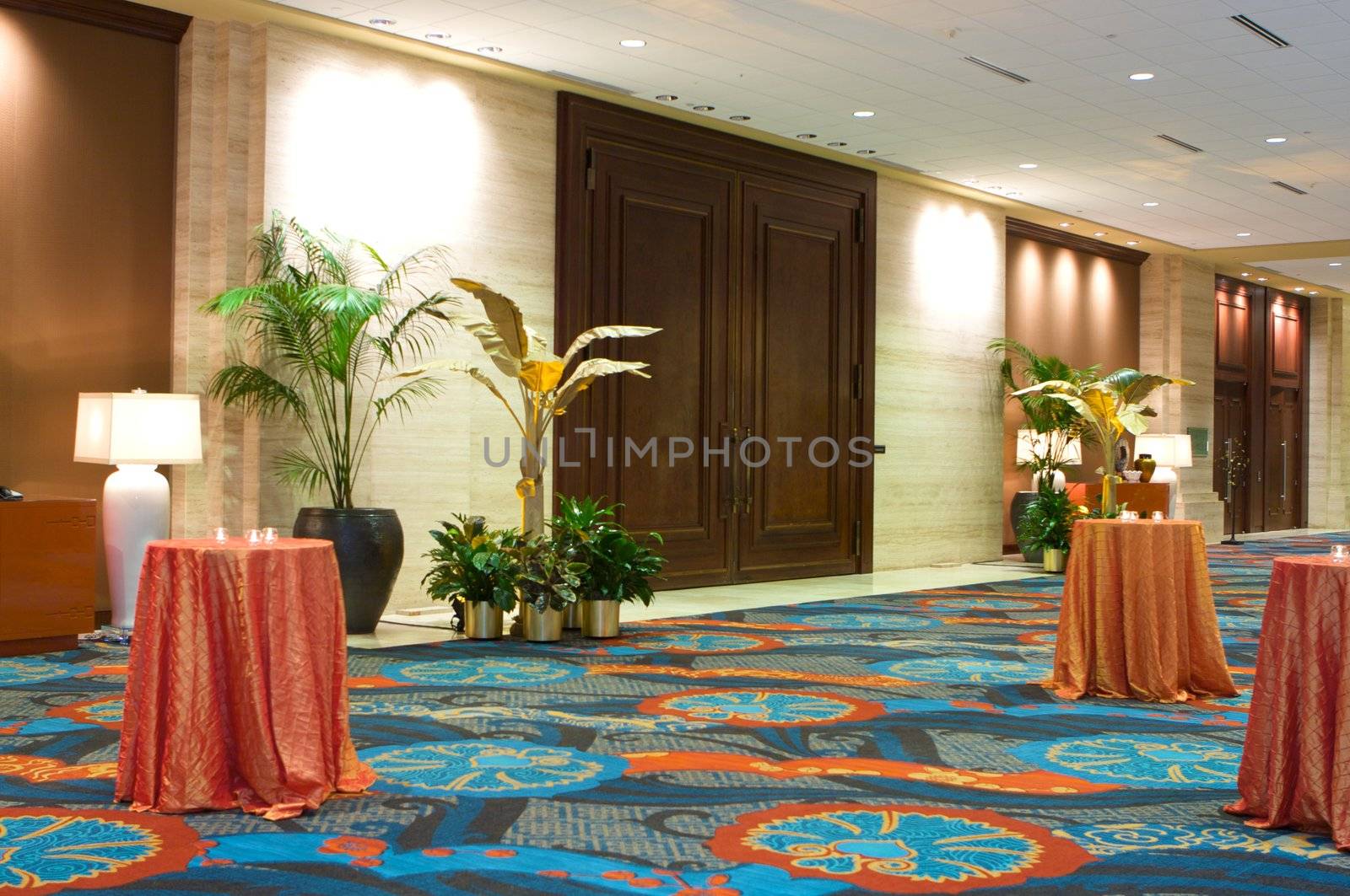 Table setting at a luxury wedding reception