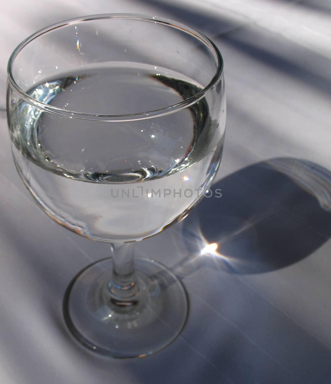 fresh cold glass of water