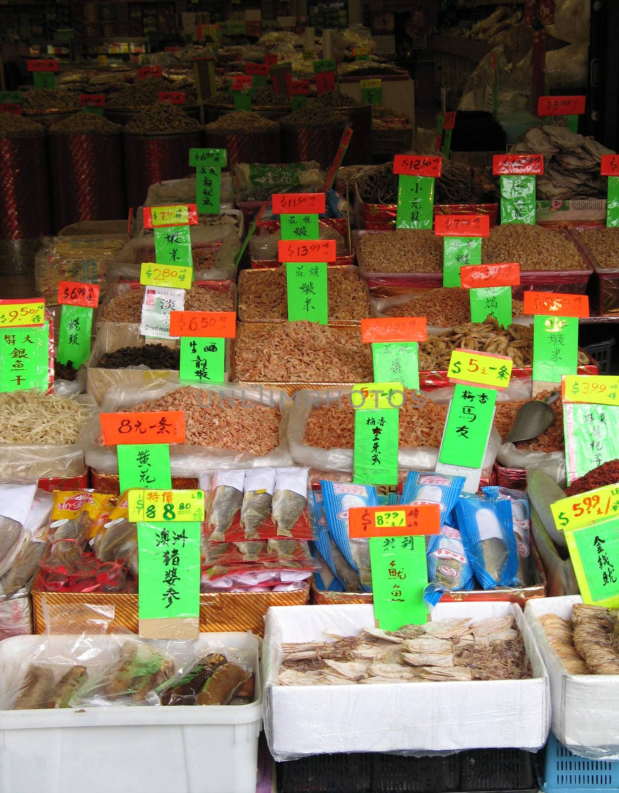 bulk food at an asian market