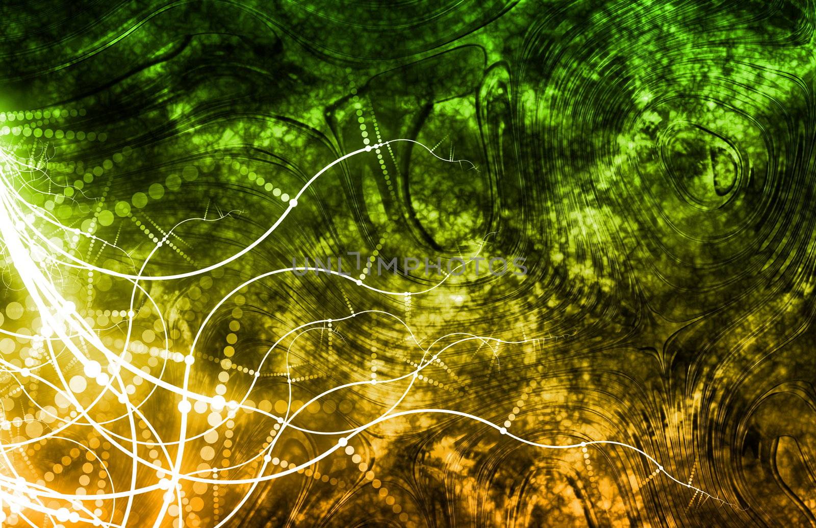 A Virus Medical Science Futuristic Technology Art