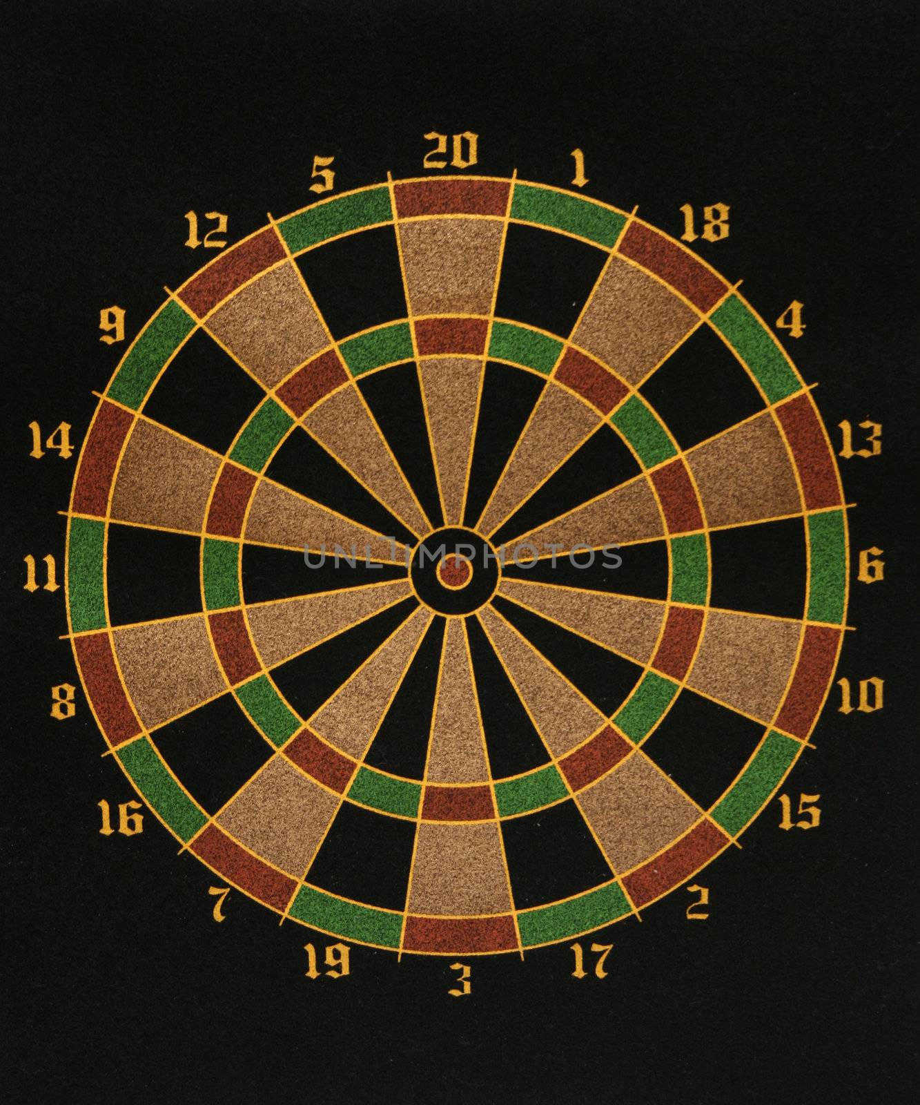 darts board game ready for use