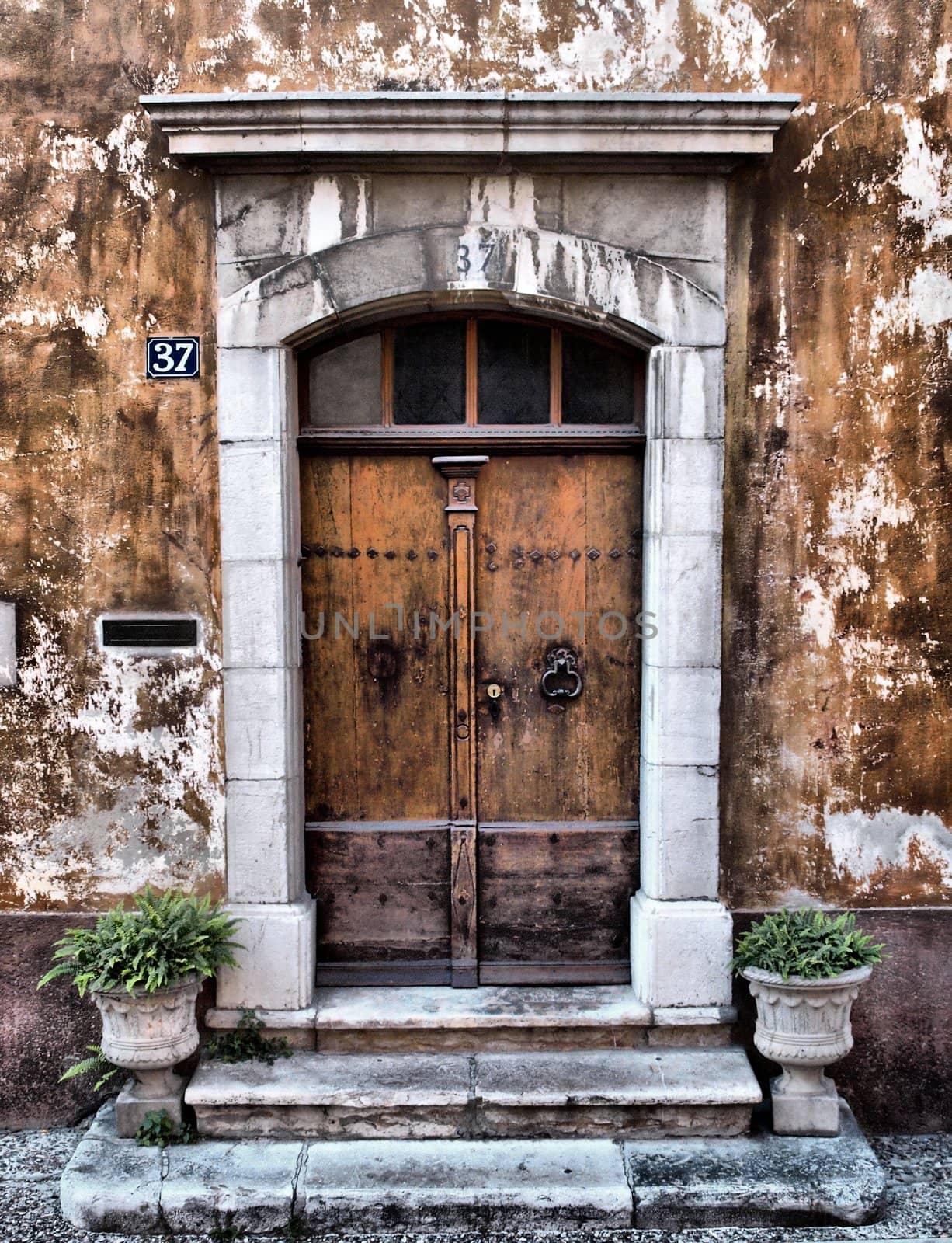 image of an old provence entrance door