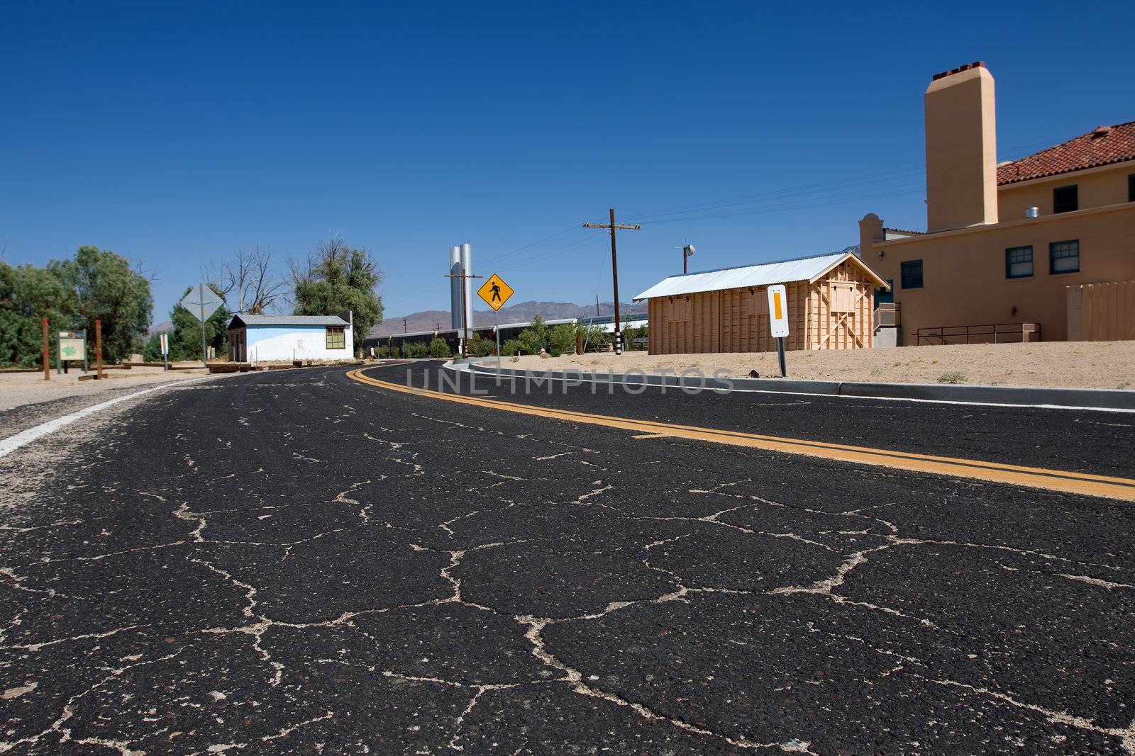 National park Mojave and old route 66 