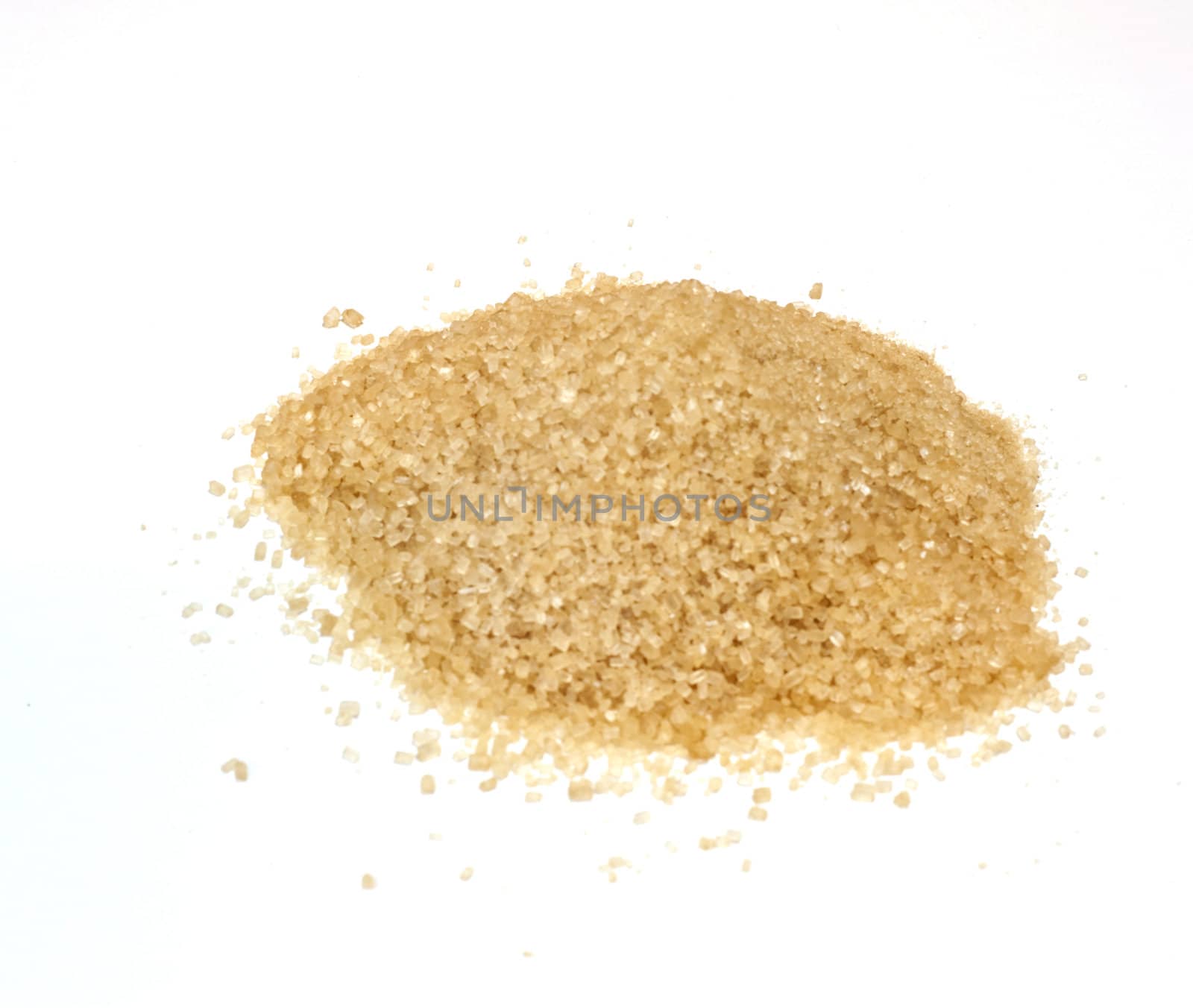 small amount of
sugar cane on a white background