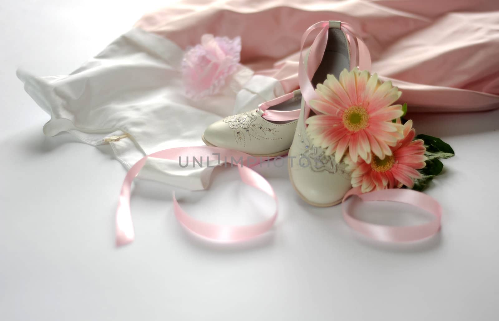dress
 and shoes for the first communion
