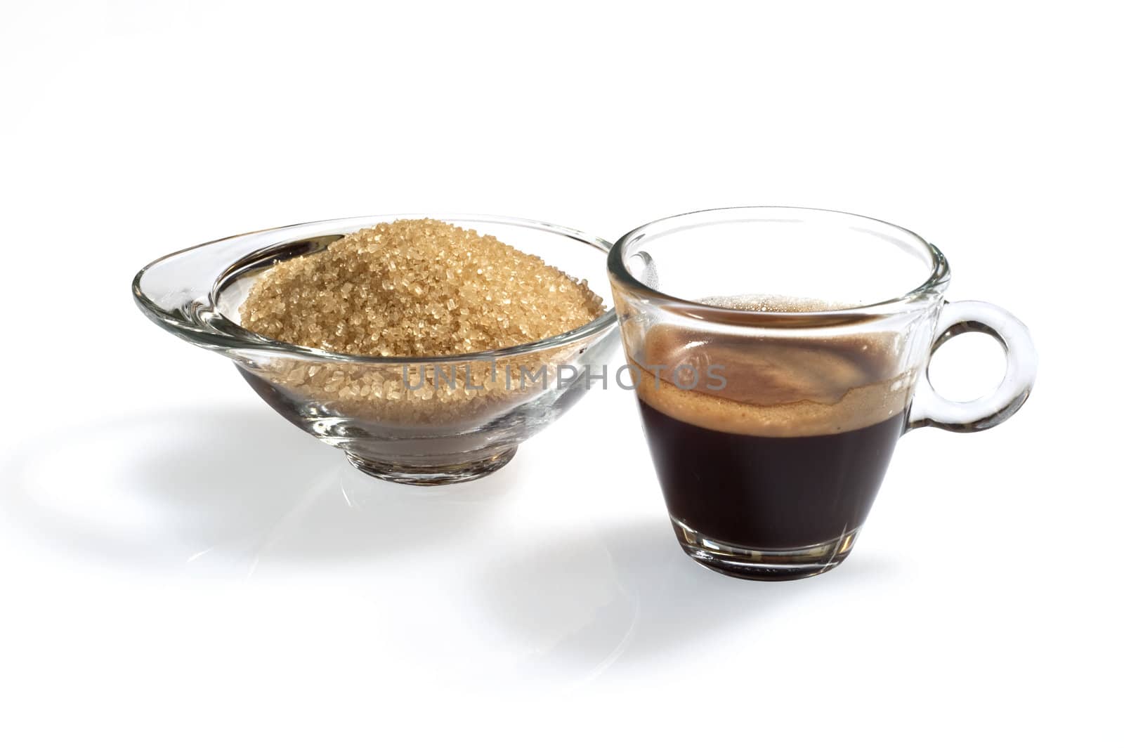 
a cup of coffee on white background
