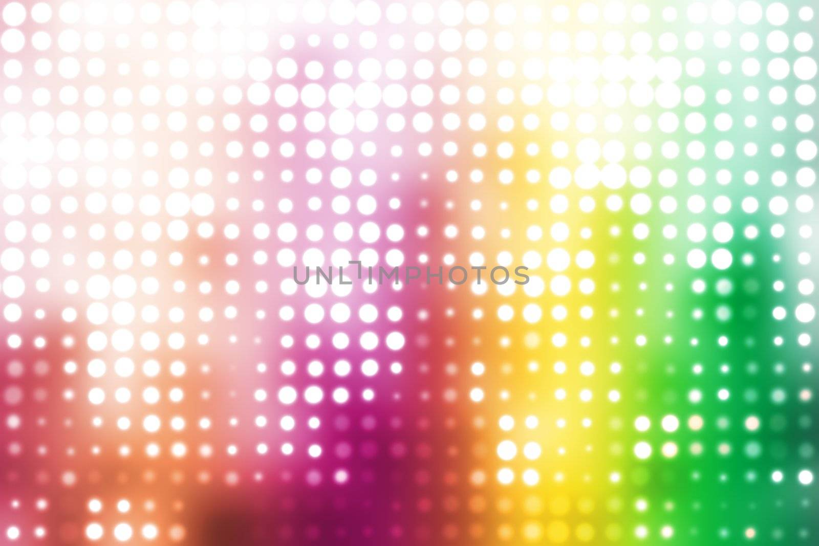 Colorful Party Disco Trendy Abstract Background With Glowing Dots