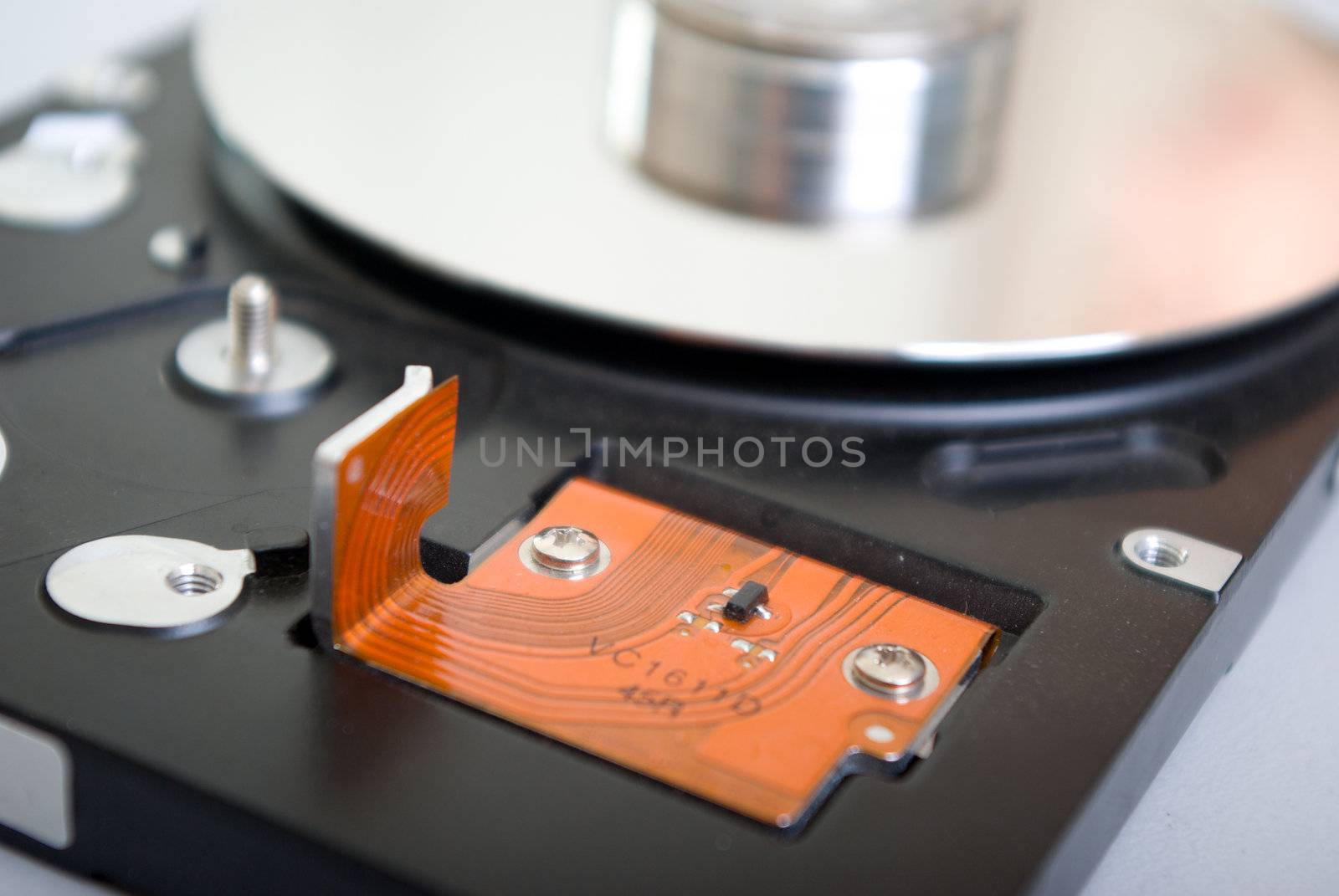 electrical components on a computer 