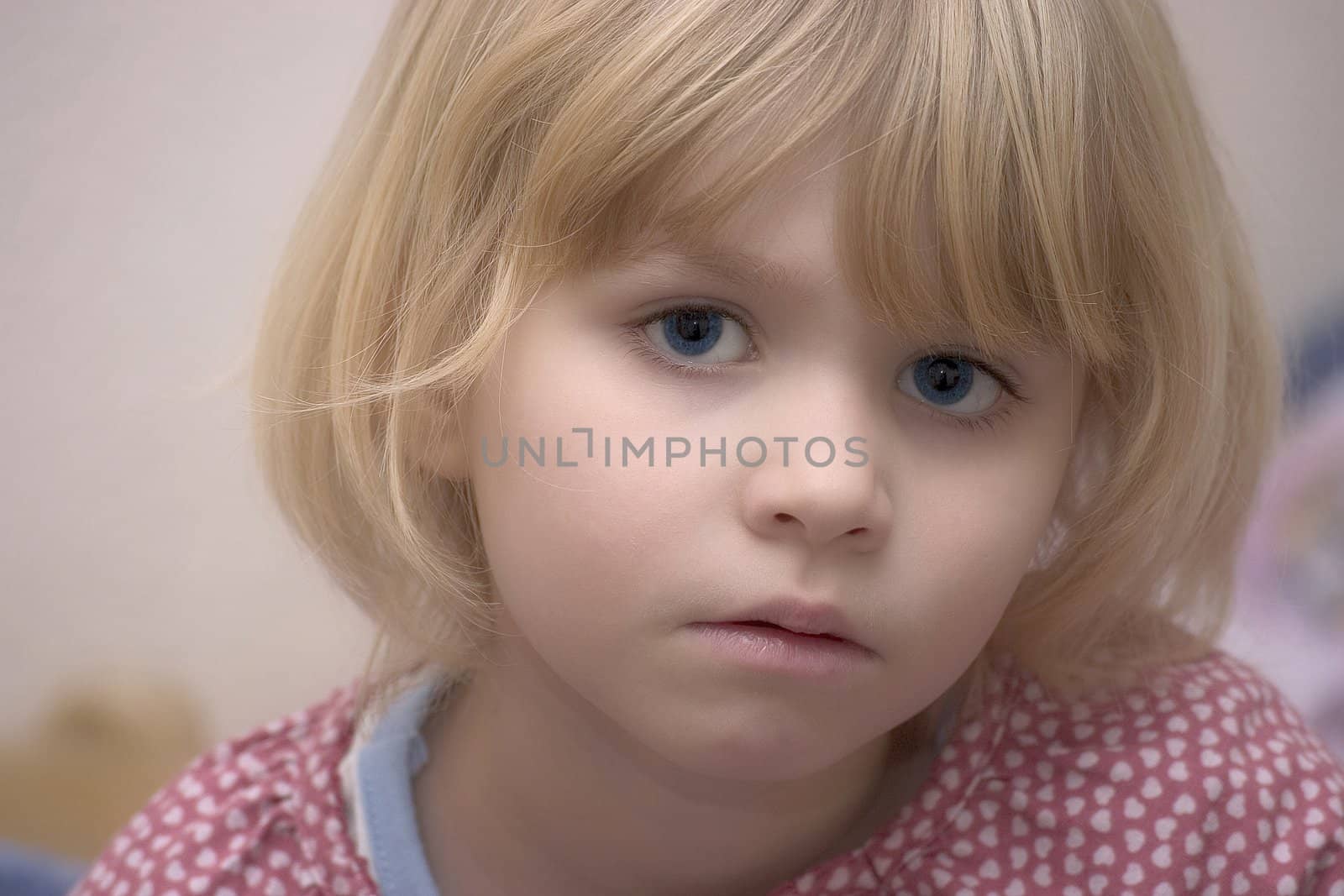 Portrait of girls in the open air on the blur background