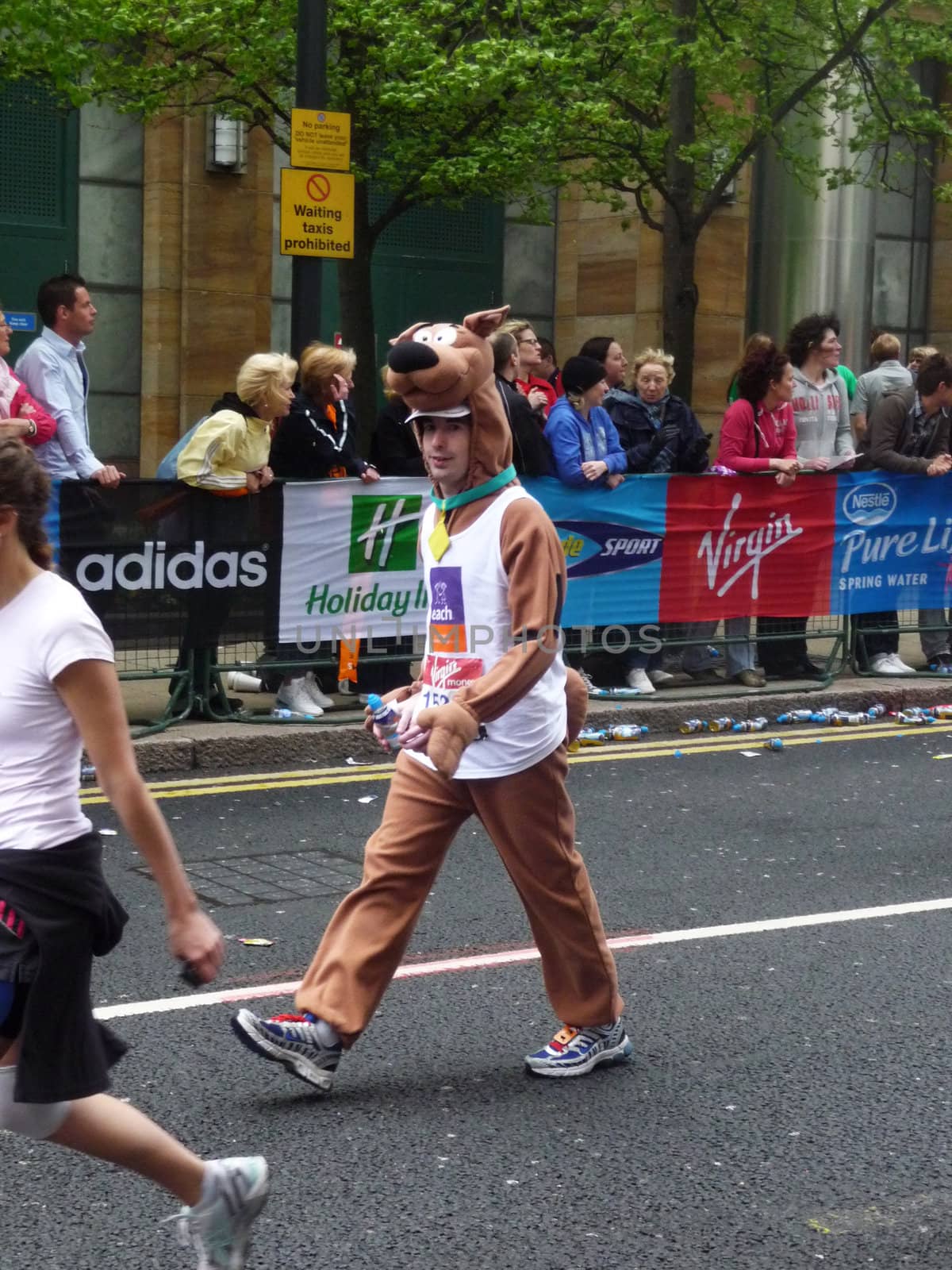 LONDON - APRIL 25: Fun Runners at the 2010 London Marathon April 25th, 2010 in London, England