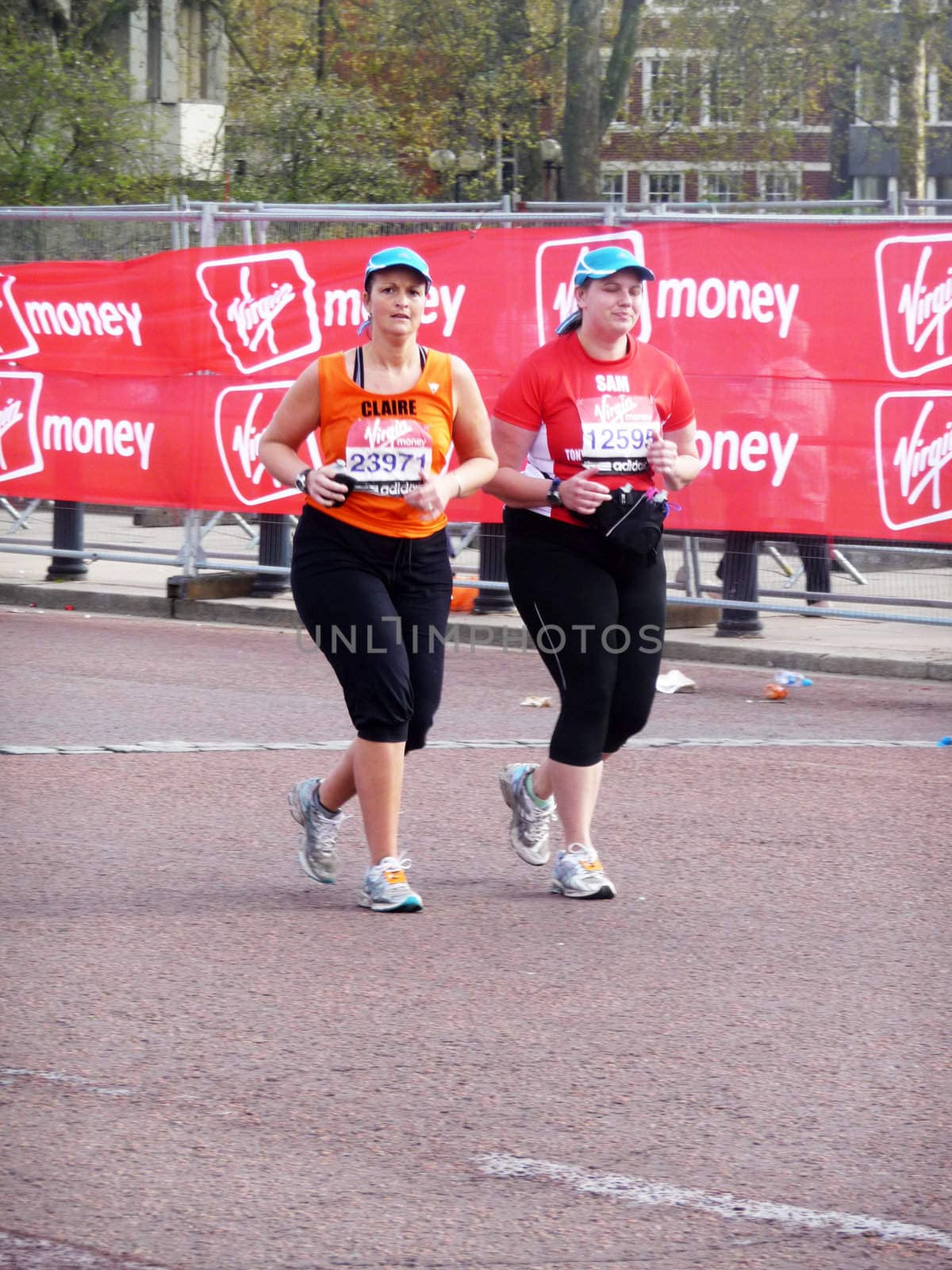 LONDON - APRIL 25: Runners at the 2010 London Marathon April 25th, 2010 in London, England 